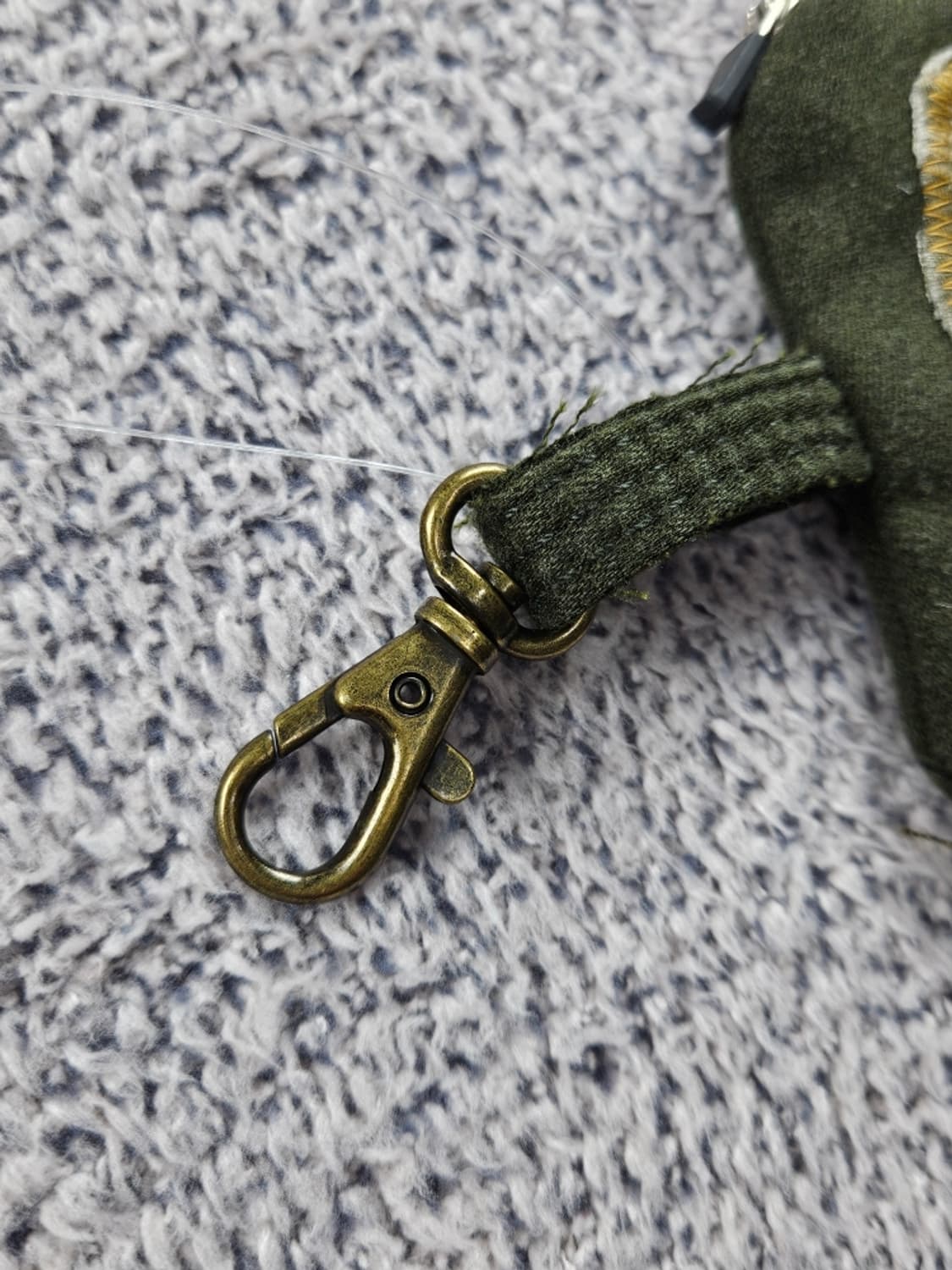 핸드메이드 리워크 커스텀 패치드 키링 월렛 ( 13X10 )/ 10734 상품이미지3