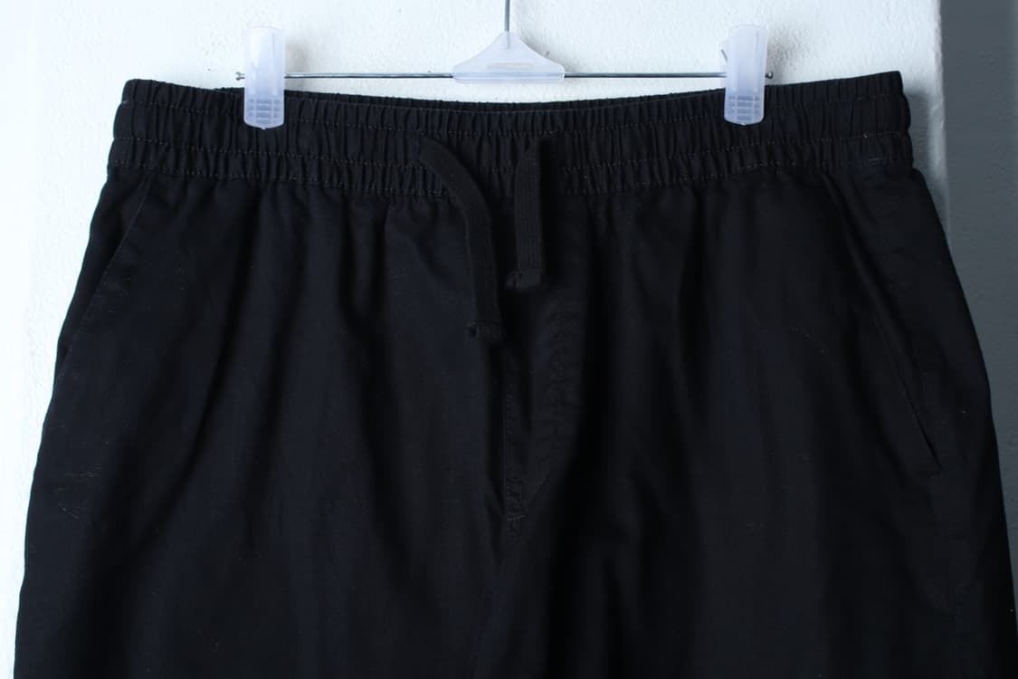 (L-XL) 그루브라임 반바지 팬츠 밴딩 무지 블랙-P9872 상품이미지3