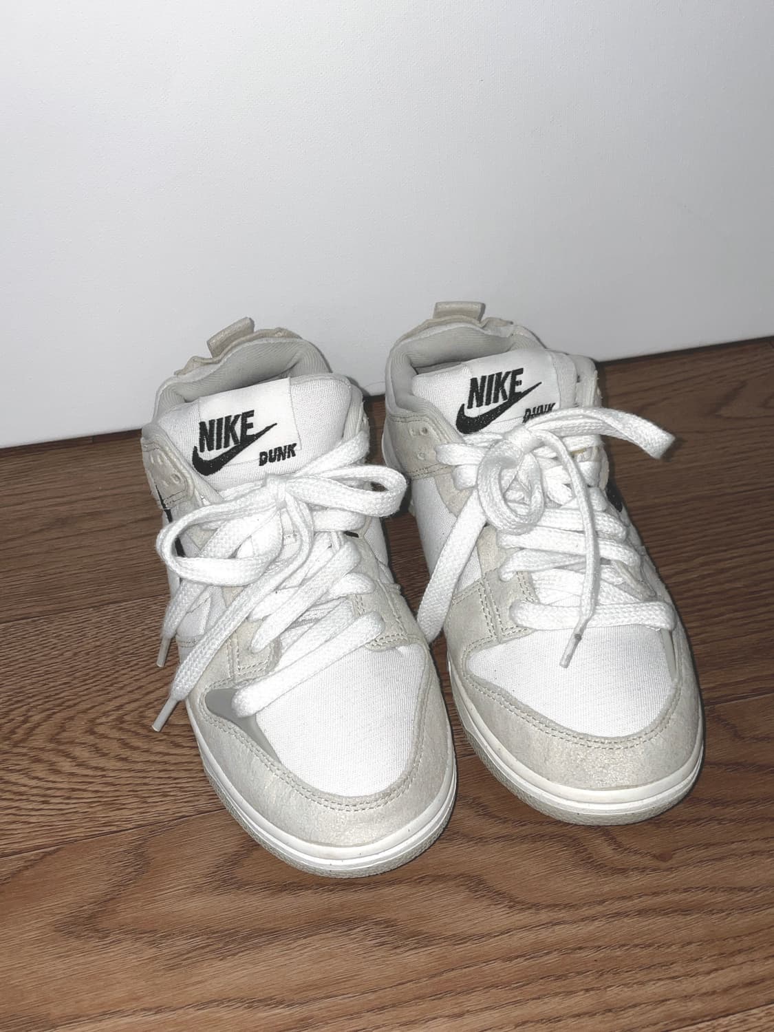 나이키 덩크 로우 디스럽트 2 화이트 라이트 본 240 상품이미지3