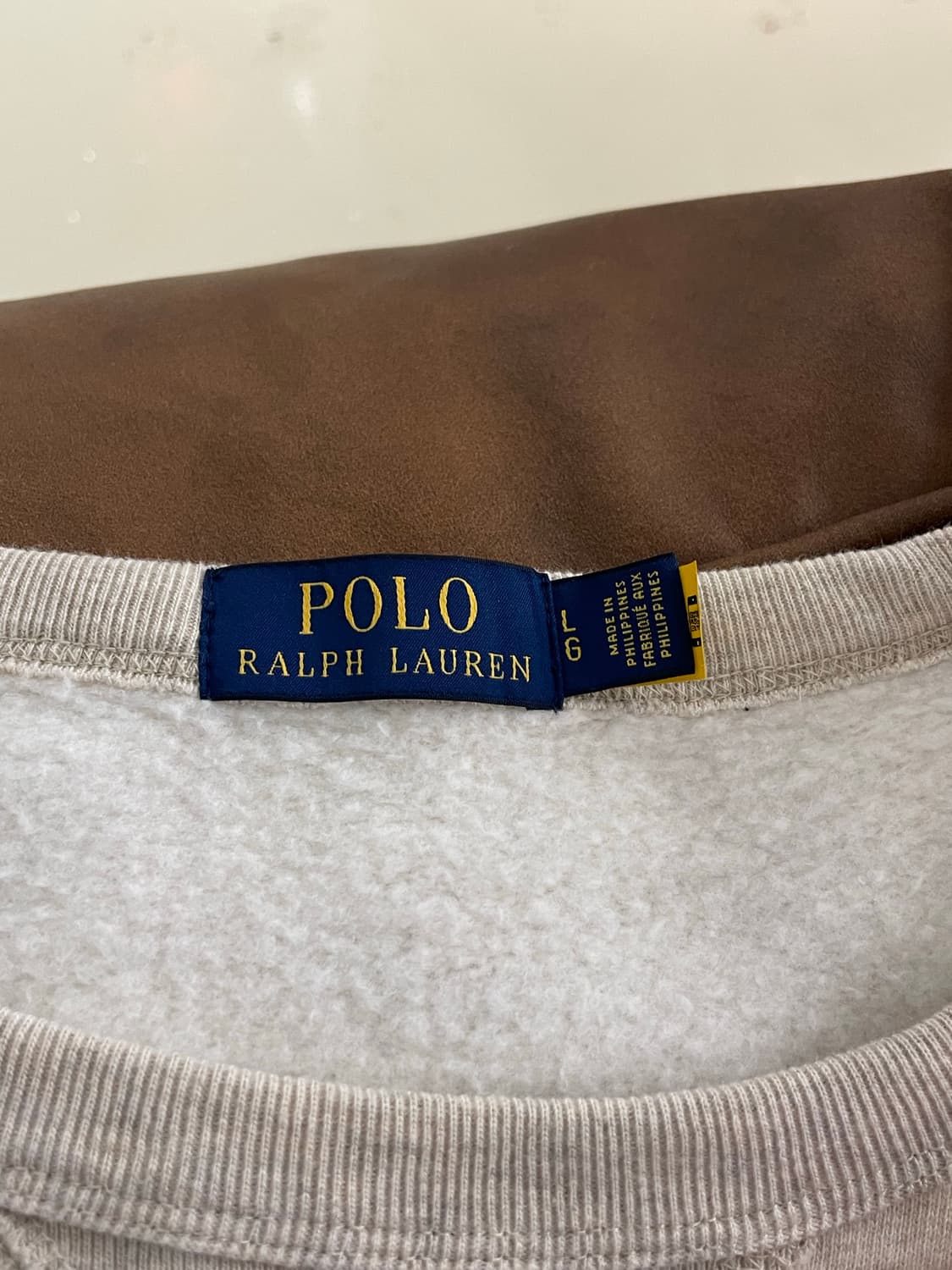 PRL 폴로 랄프로렌 신형 큐알 아치로고 맨투맨 상품이미지5