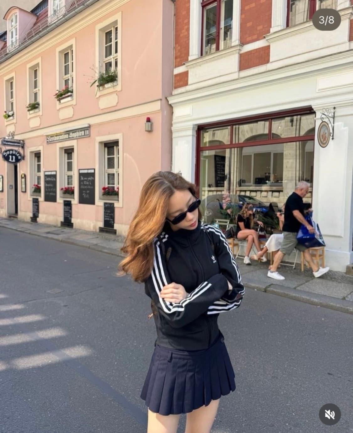 아디다스 파이어버드 니트탑 져지 트랙탑 xs 블랙 상품이미지1