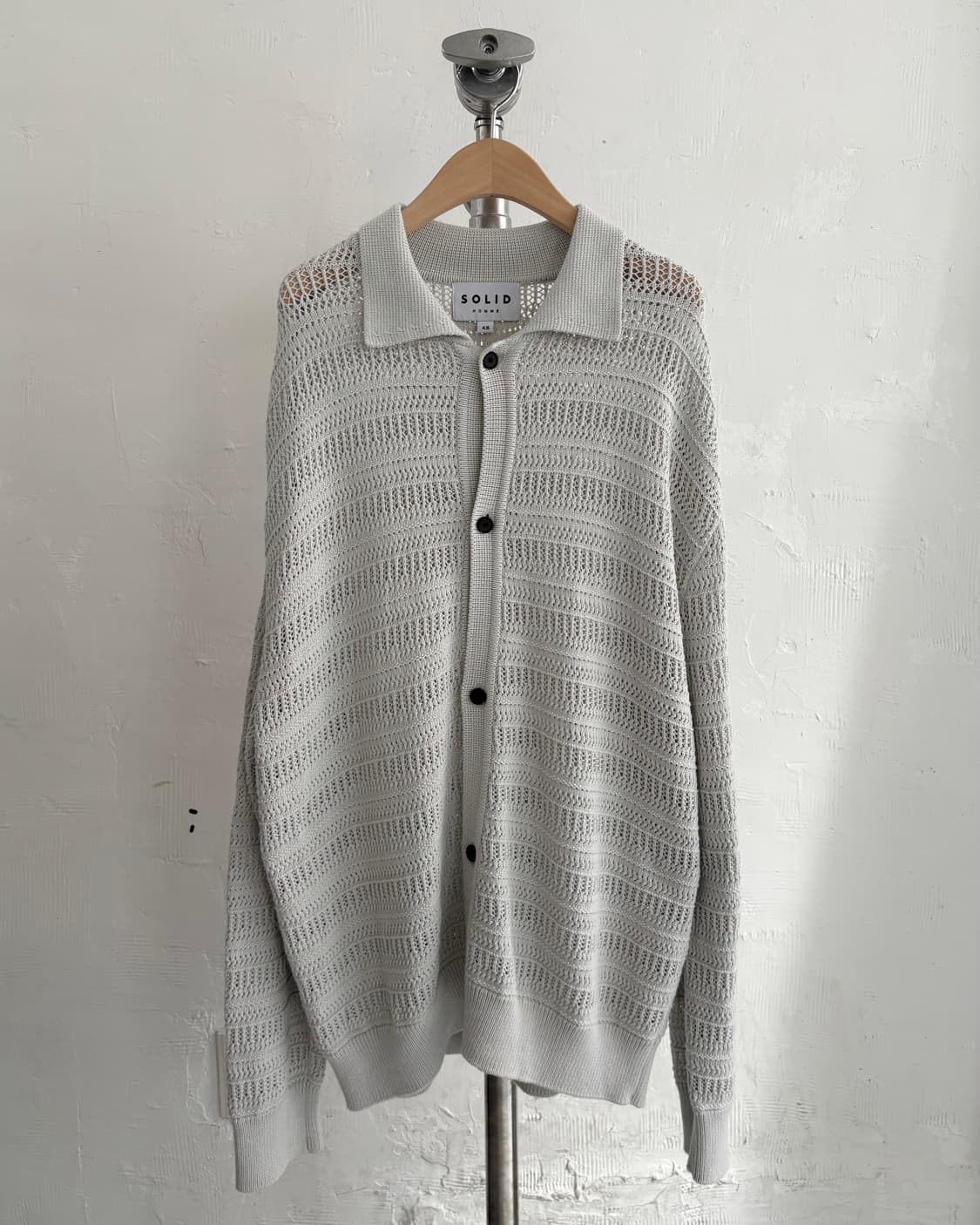 Solid Homme 솔리드옴므 23FW 크로쉐 가디건 상품이미지1