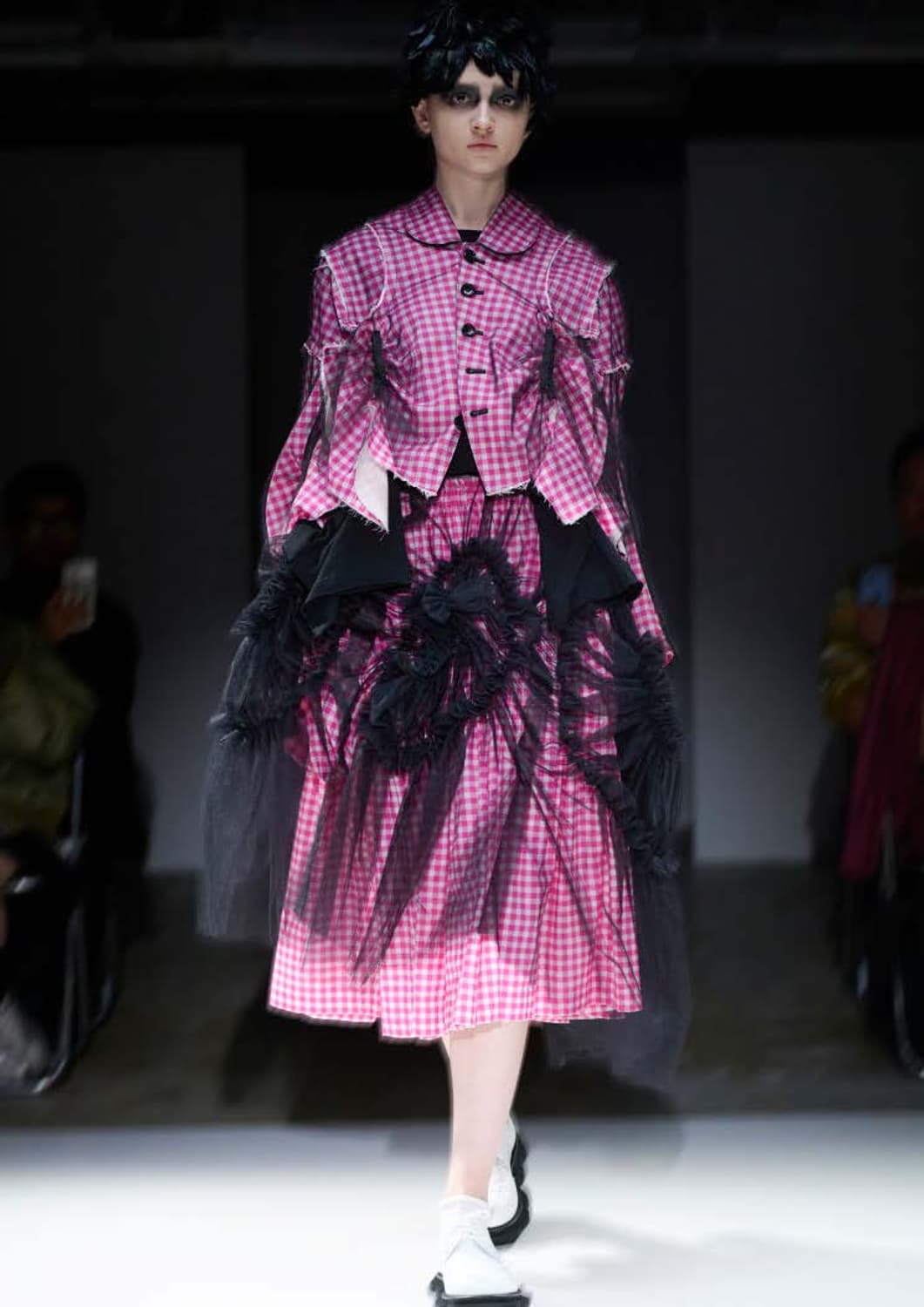 Tao 꼼데가르송 2025ss 깅엄체크 스커트  상품이미지1