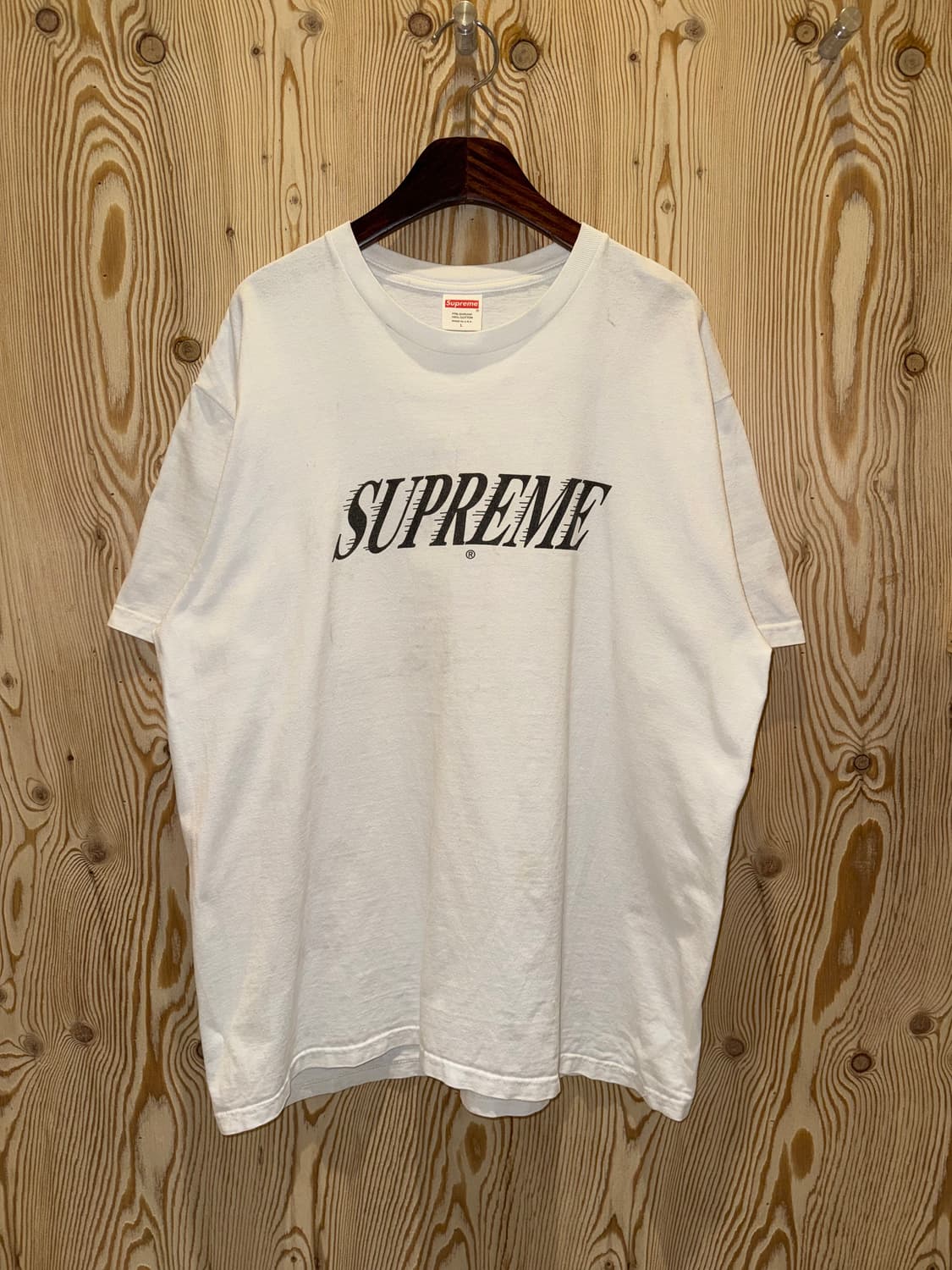 슈프림 슬랩 샷 반팔 티셔츠 상품이미지1