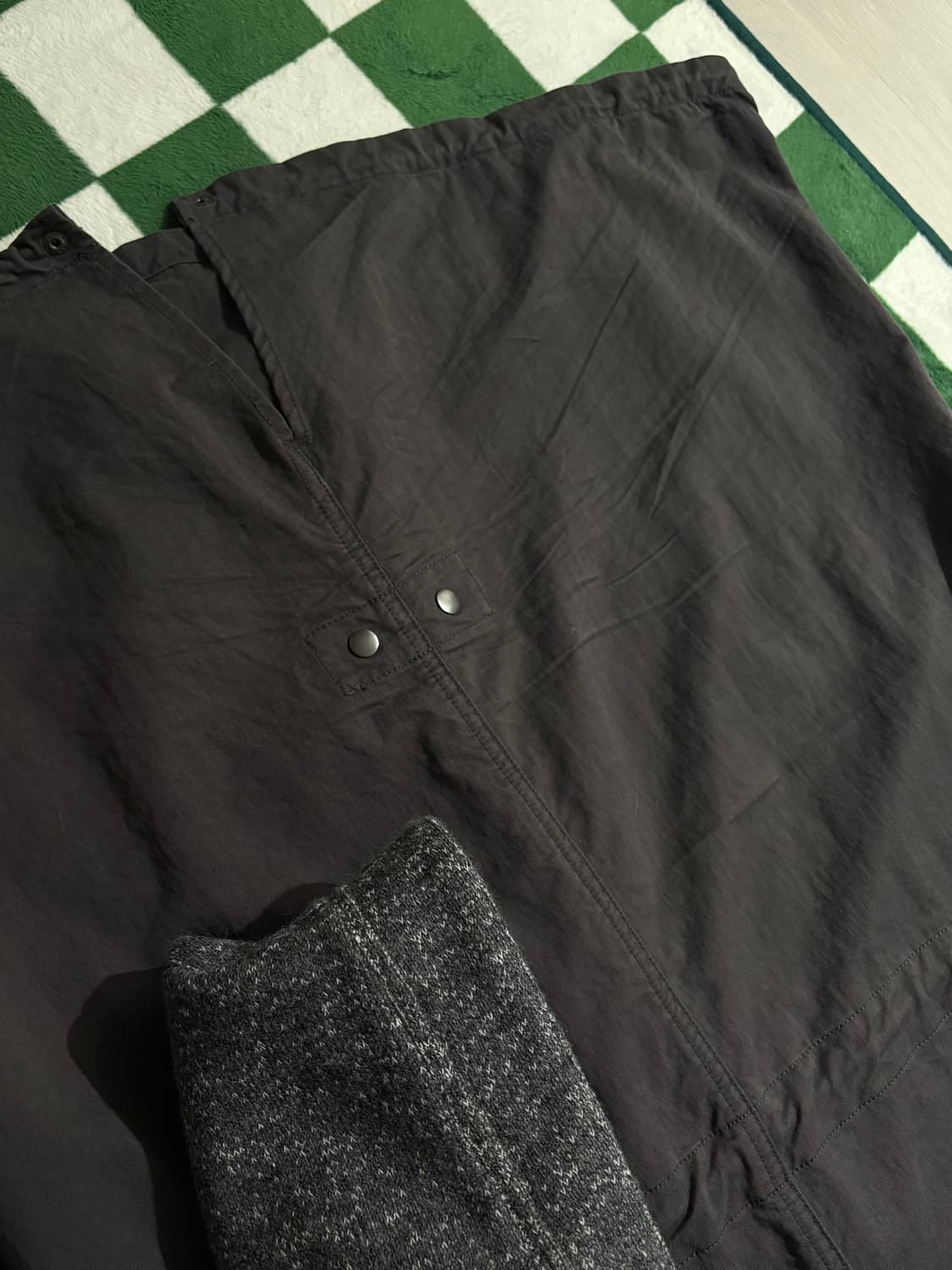 코이세이오 워시드 밀리터리 재킷 머드 차콜 상품이미지5