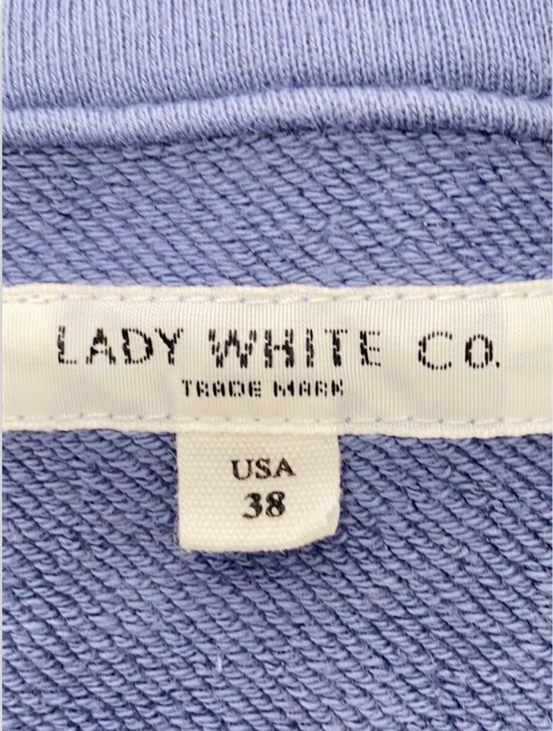 Lady White Co 하프집업 블루 38 (M) 상품이미지3