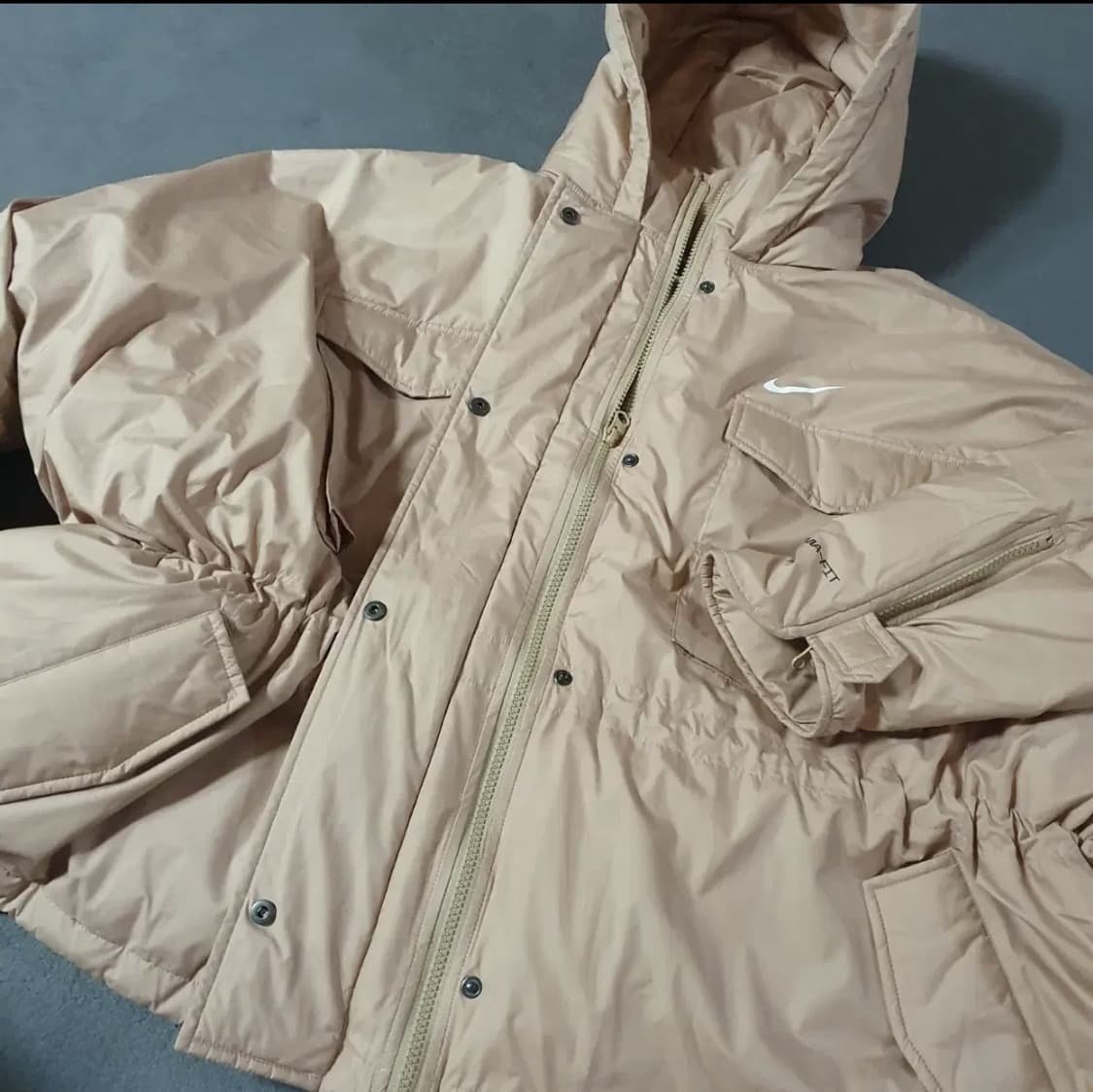 나이키 우먼스 써마핏 리펠 m65 파카 경량패딩 m 85 여 상품이미지4