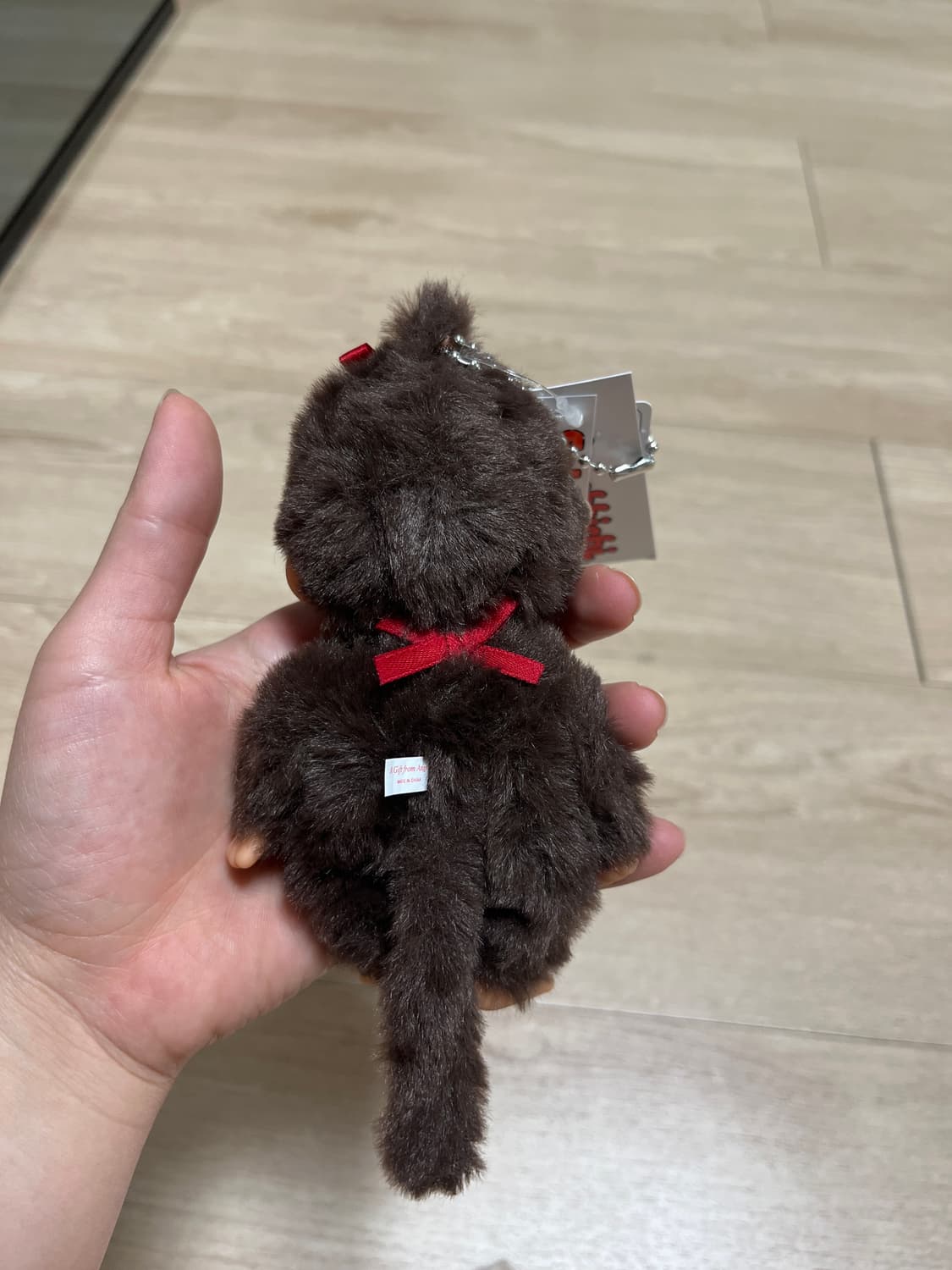 몬치치 키링 SS 걸 키 체인 브라운 상품이미지2