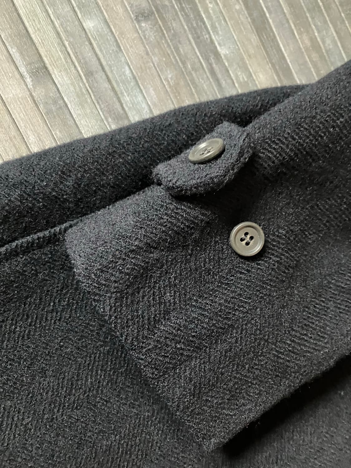 Im product denim black coat 상품이미지4