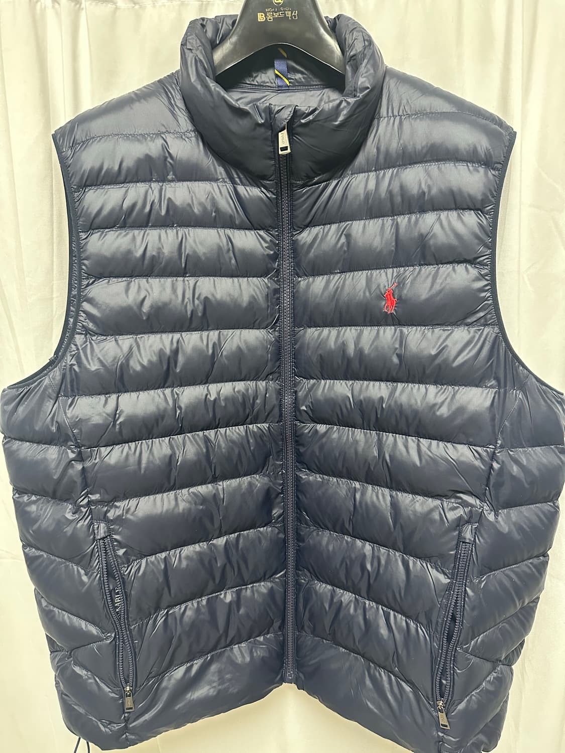 no.111 폴로 랄프로렌 패커블 네이비 경량패딩 조끼 xl 새제품 상품이미지2