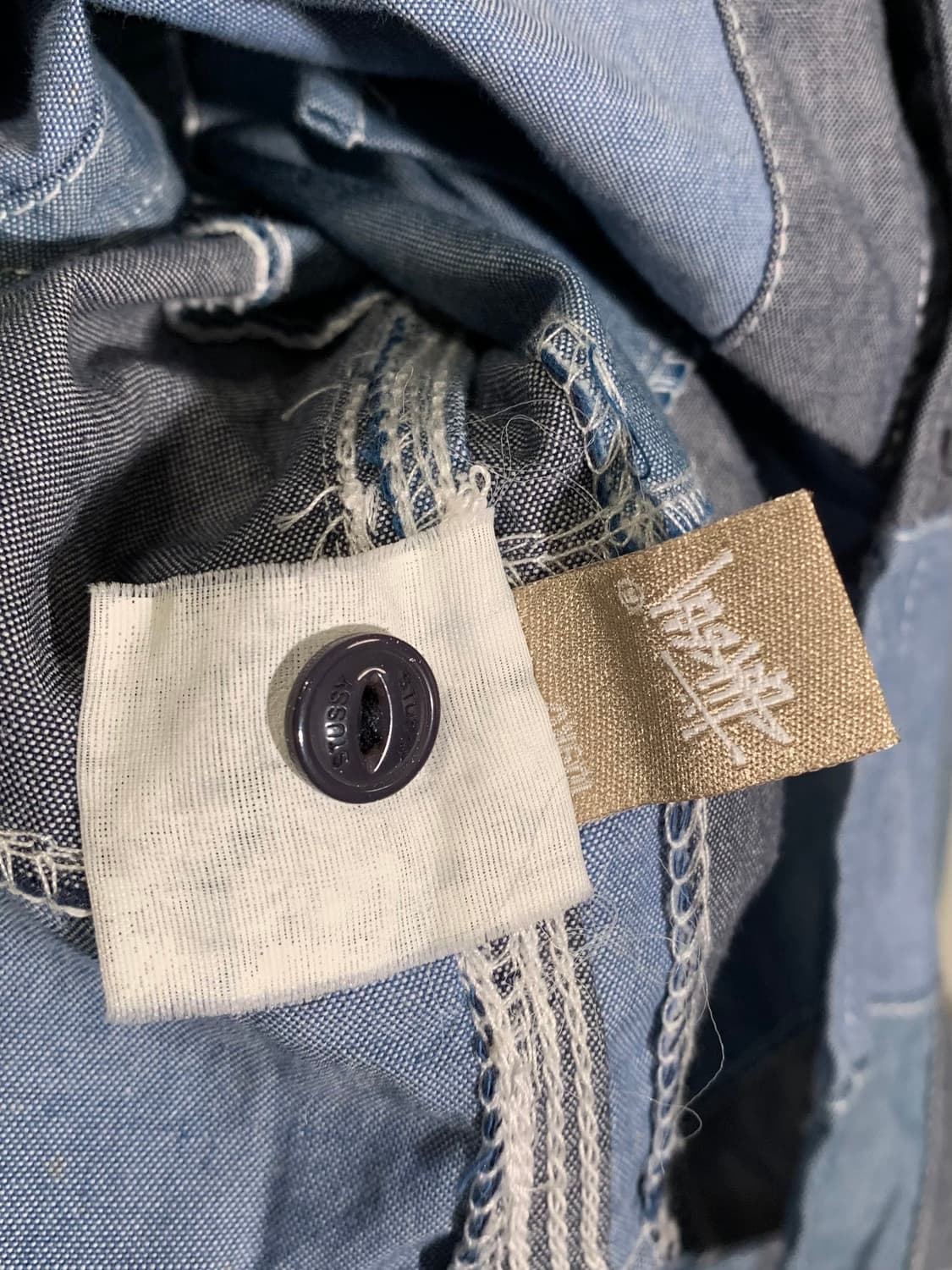 00’s Stussy 스투시 패치워크 셔츠 상품이미지4