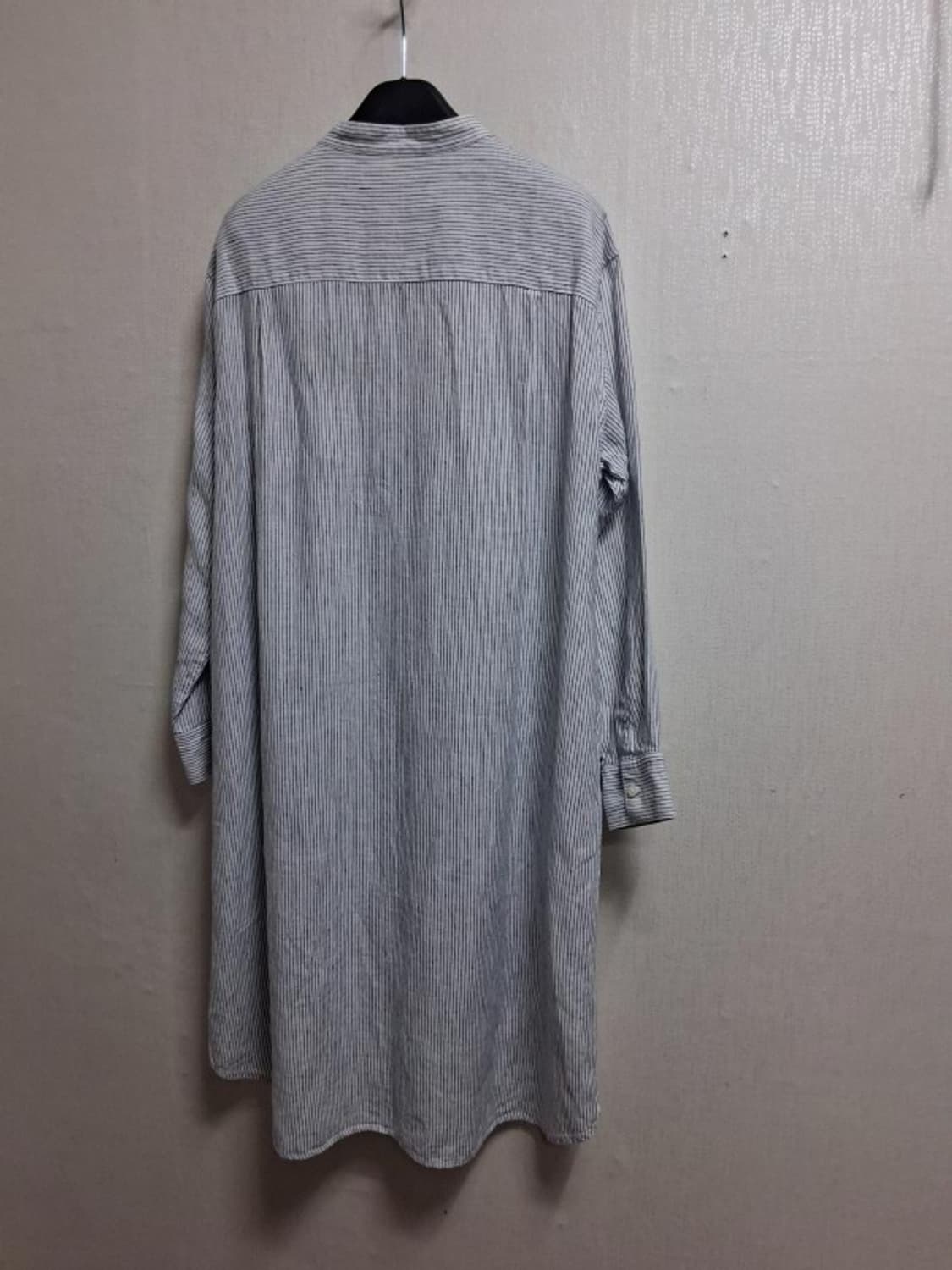 무인양품 MUJI 무지  린넨 셔츠원피스 100%린넨6677. L 상품이미지2