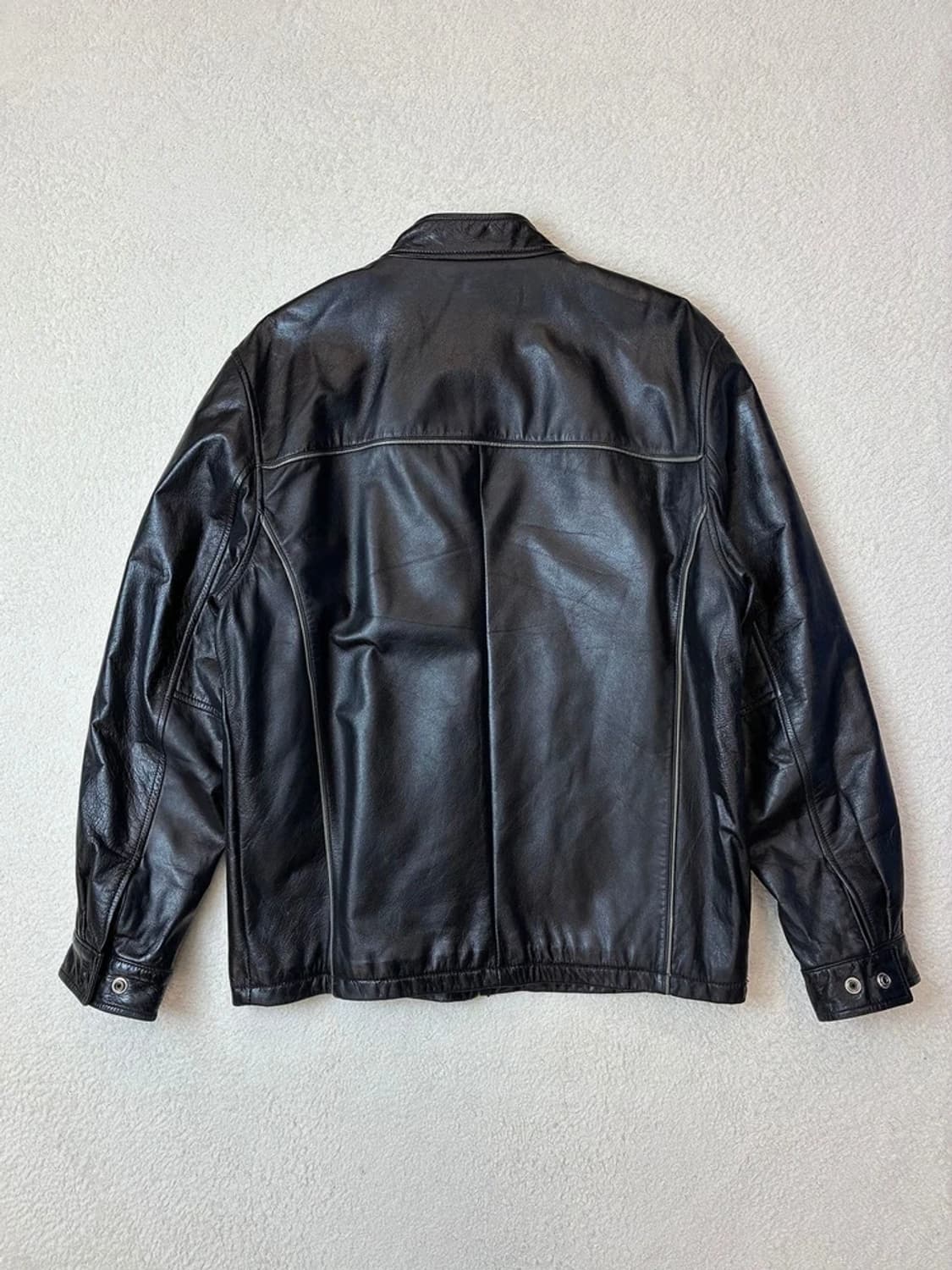 휠라 FILA 90's 100% 소가죽 레이싱 자켓 PN6106 상품이미지6