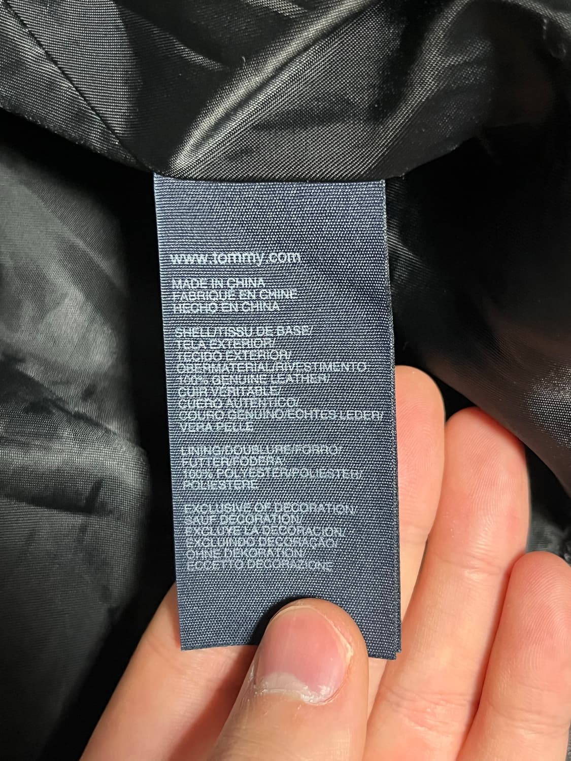 타미힐피거 리얼레더 자켓 L 상품이미지2