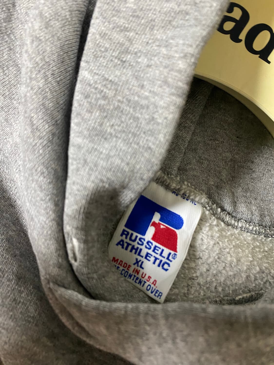 90s 러셀 made in USA 그레이 후디 상품이미지3
