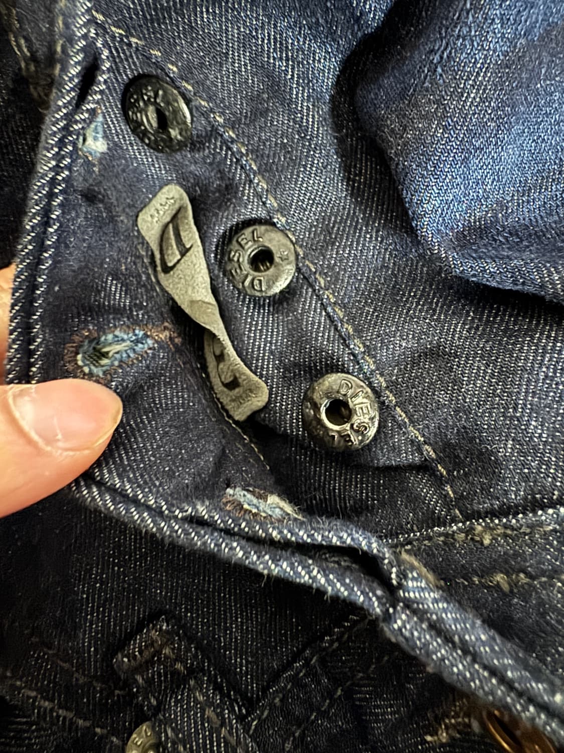 정품라벨!! 디젤 Diesel 생지 워싱 데님팬츠 28 상품이미지3