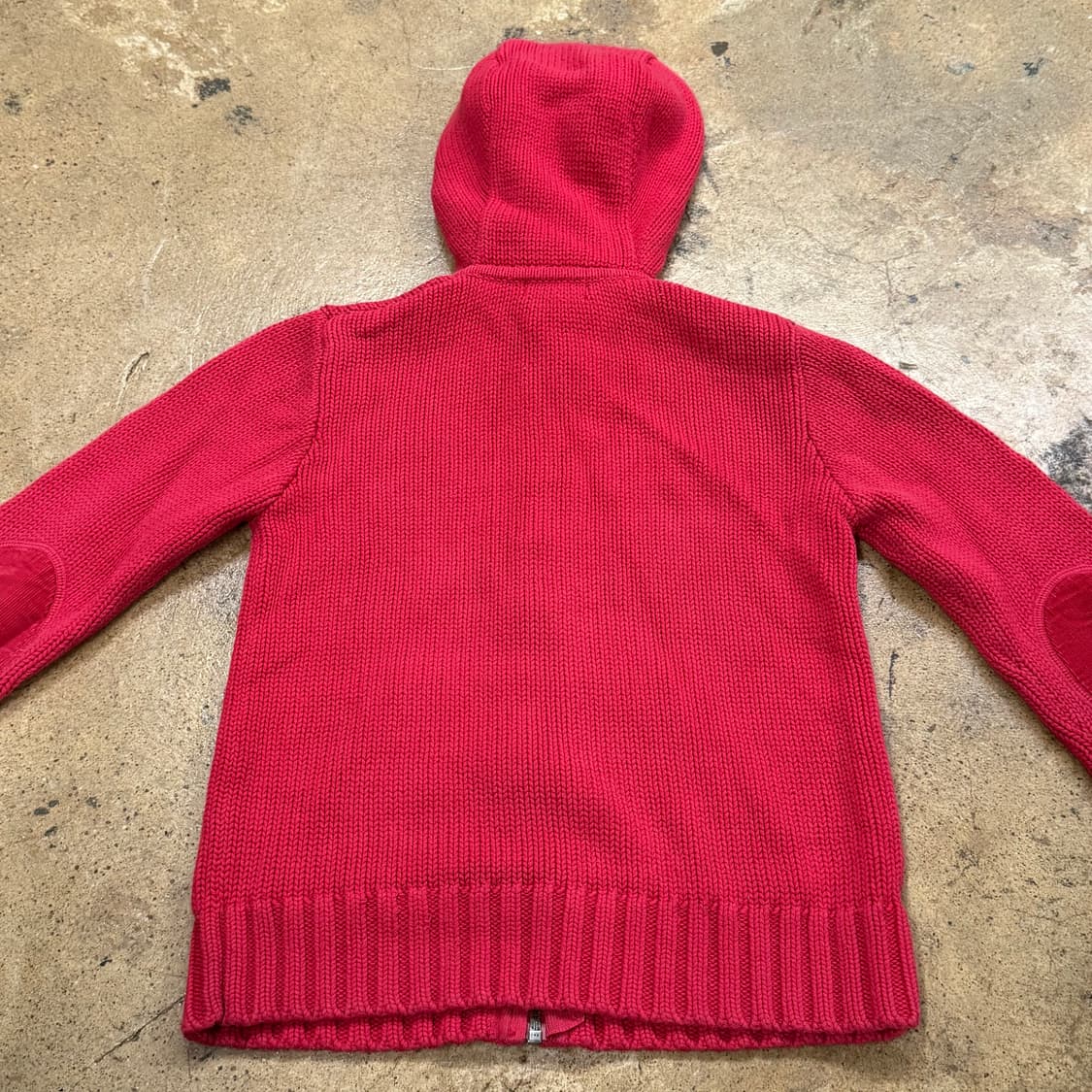 랄프로렌 폴로 레드 니트 후드집업 상품이미지4