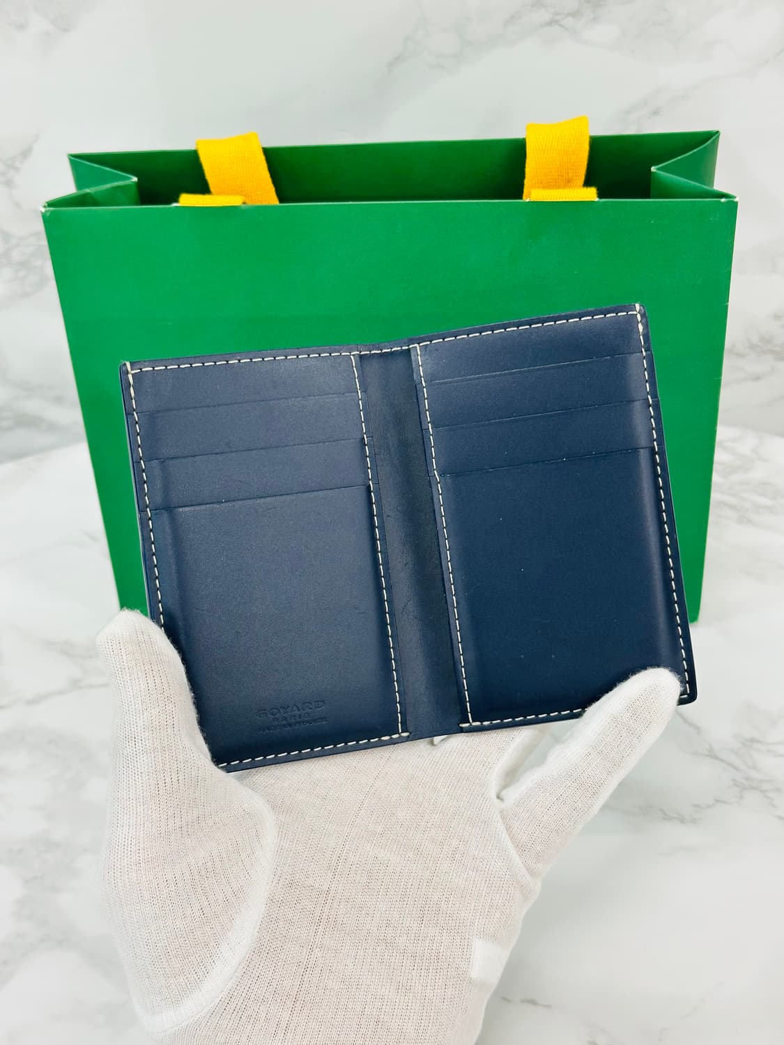 고야드 생피에르 카드지갑 네이비-12 상태  상품이미지6