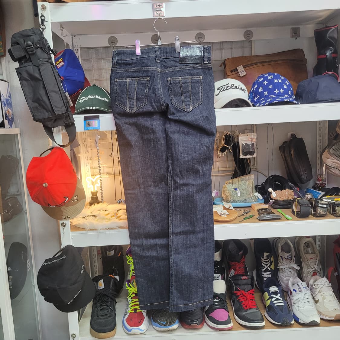 버버리 여성 데님 일자핏 청바지 상품이미지3