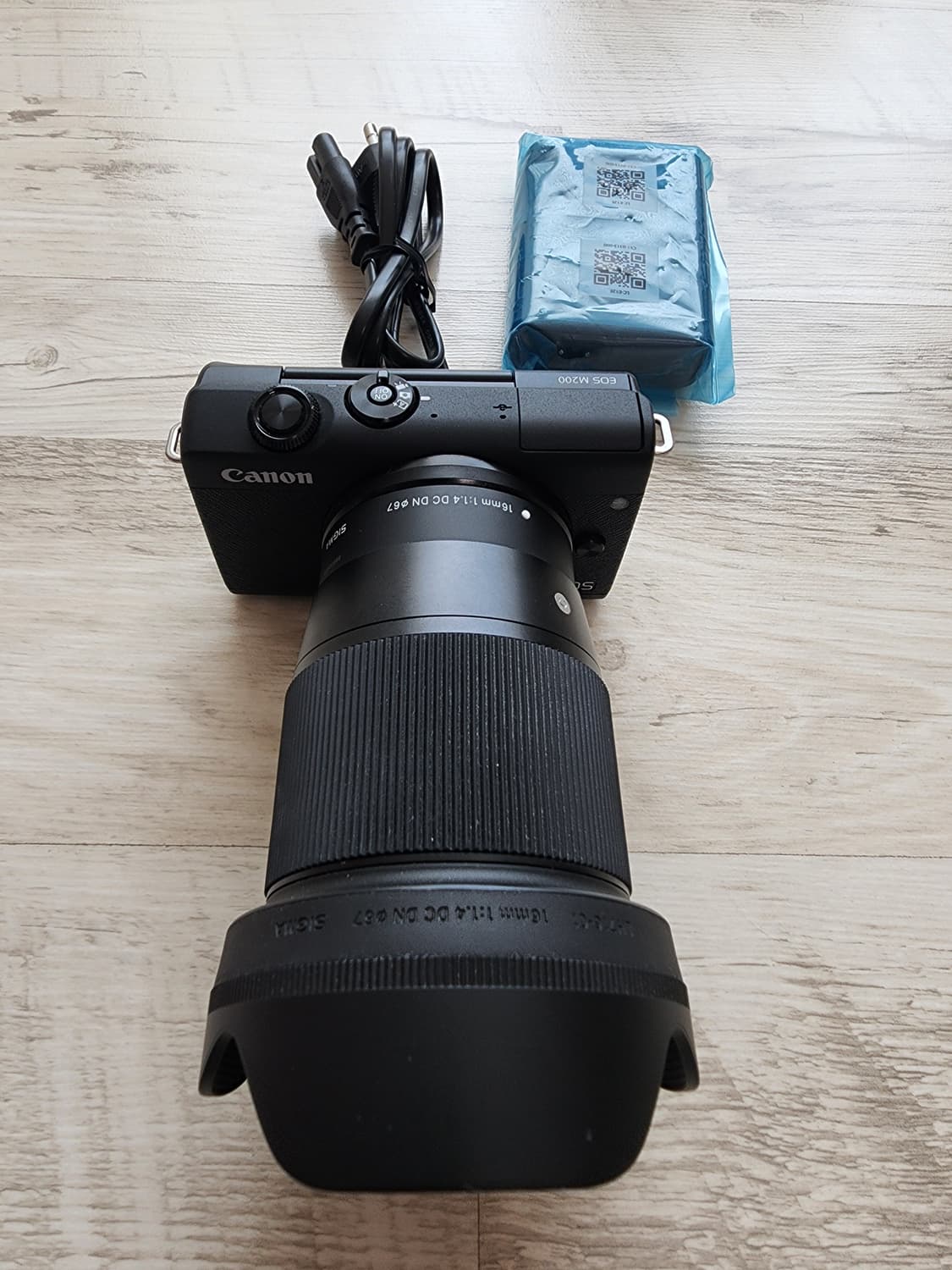 CANON 캐논 미러리스 M200+시그마 16mm f1.4 단렌즈 셋 팜 상품이미지1