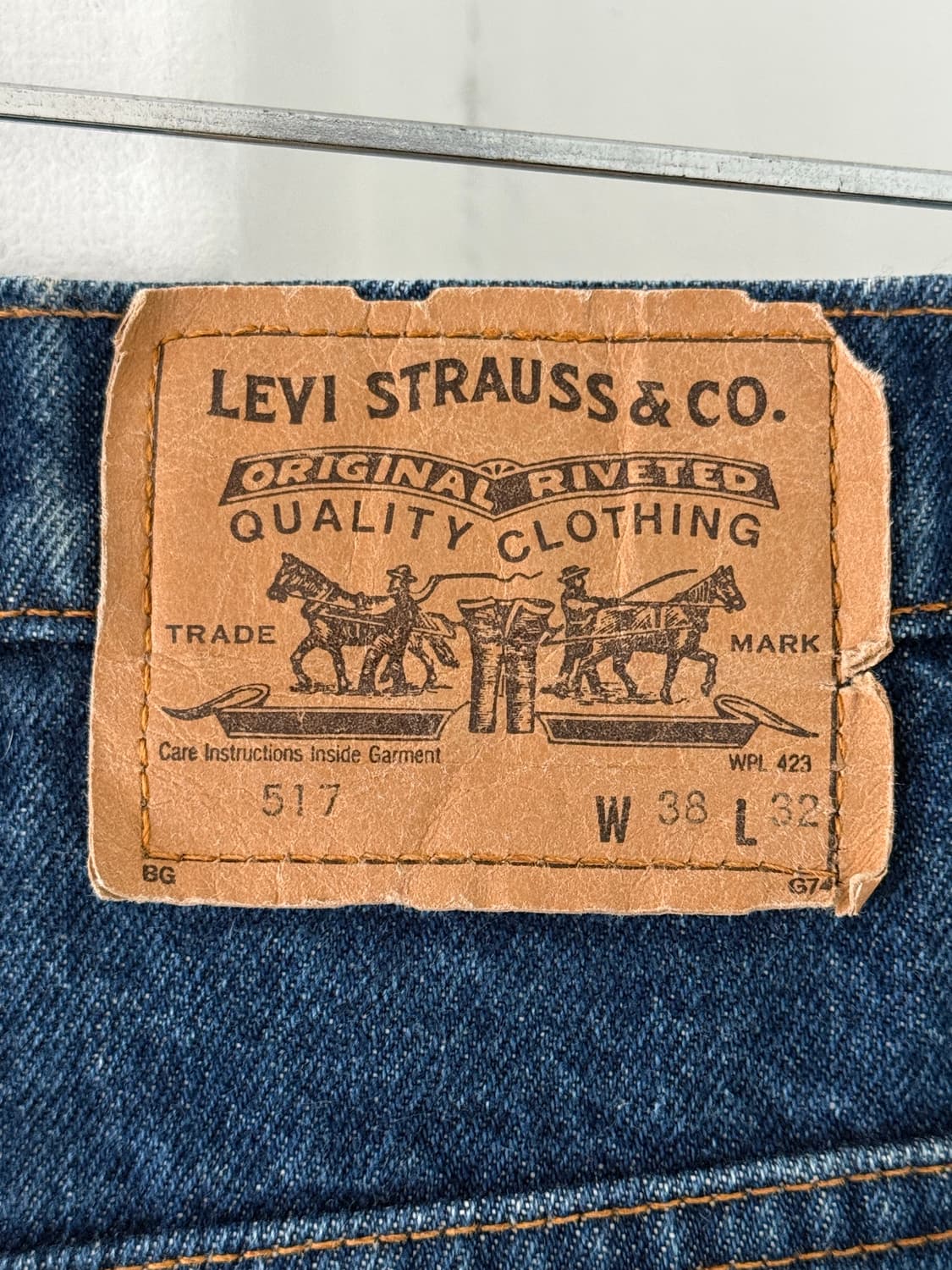 리바이스 517 오렌지탭 부츠컷 데님팬츠 36x31.5 상품이미지9