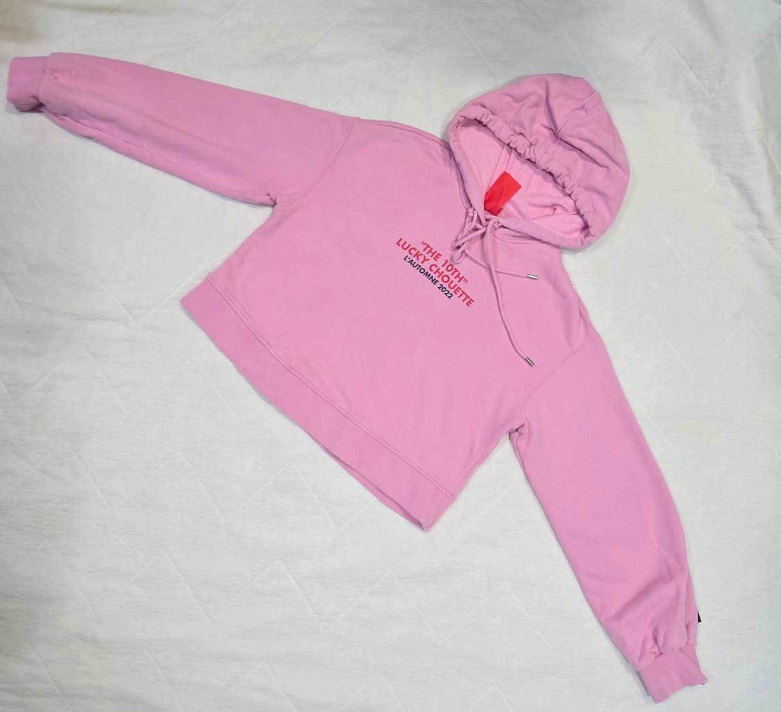 럭키슈에뜨 크롭 후드티  상품이미지4