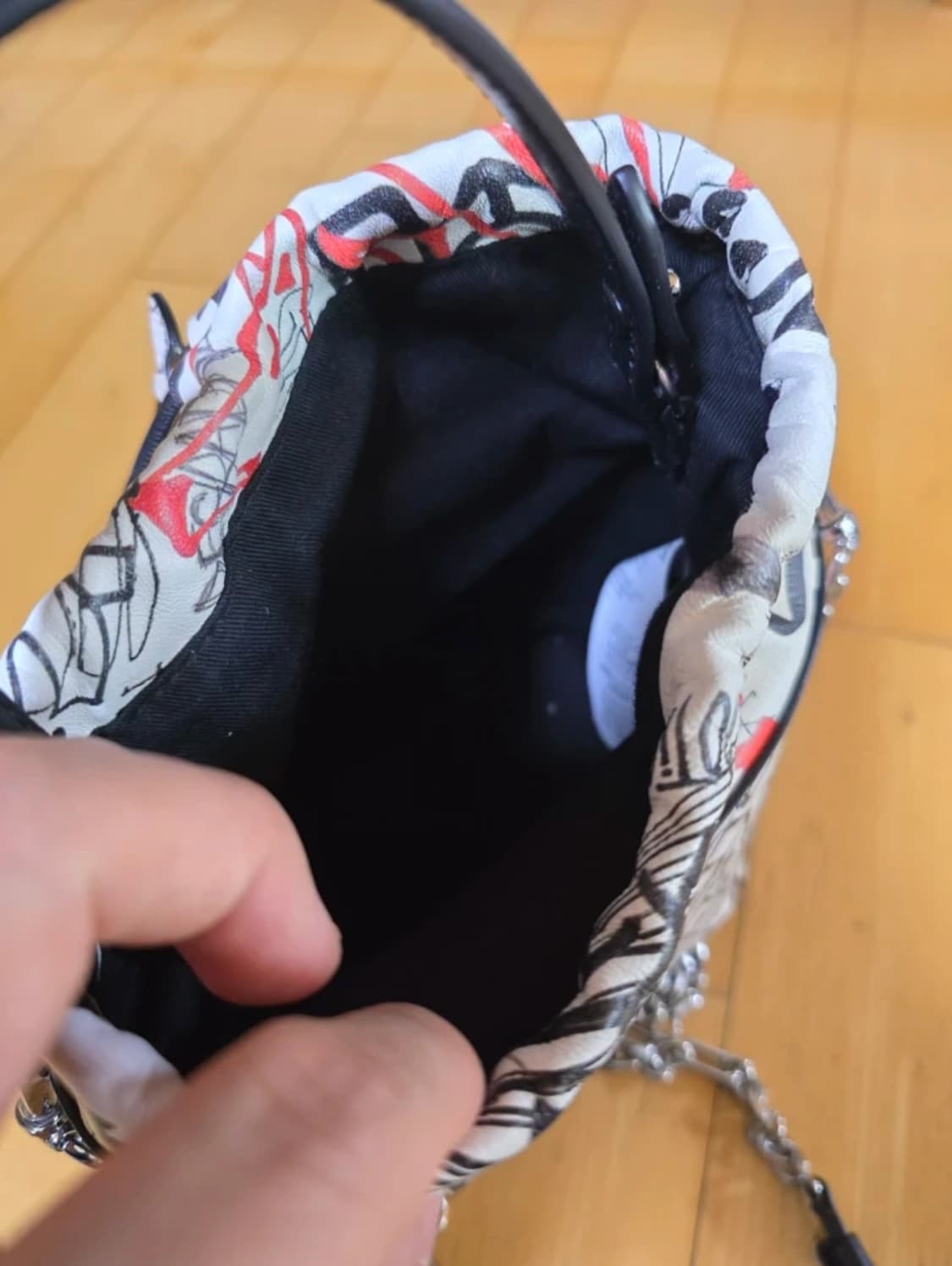 메종마르지엘라 그래피티 마이크로 백 급처 상품이미지4