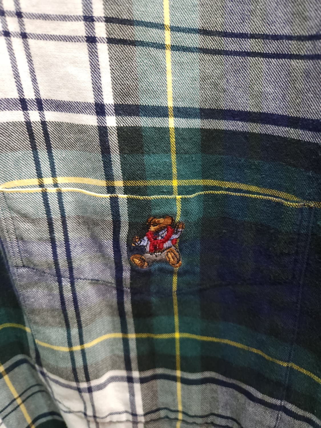 폴로 랄프로렌 90s 베어 자수 타탄체크 셔츠

 상품이미지3