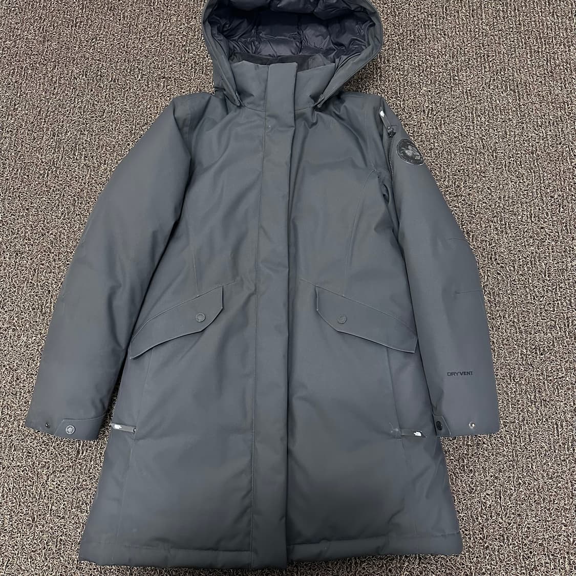 노스페이스 여성 구스다운 롱패딩 90(M) 상품이미지1