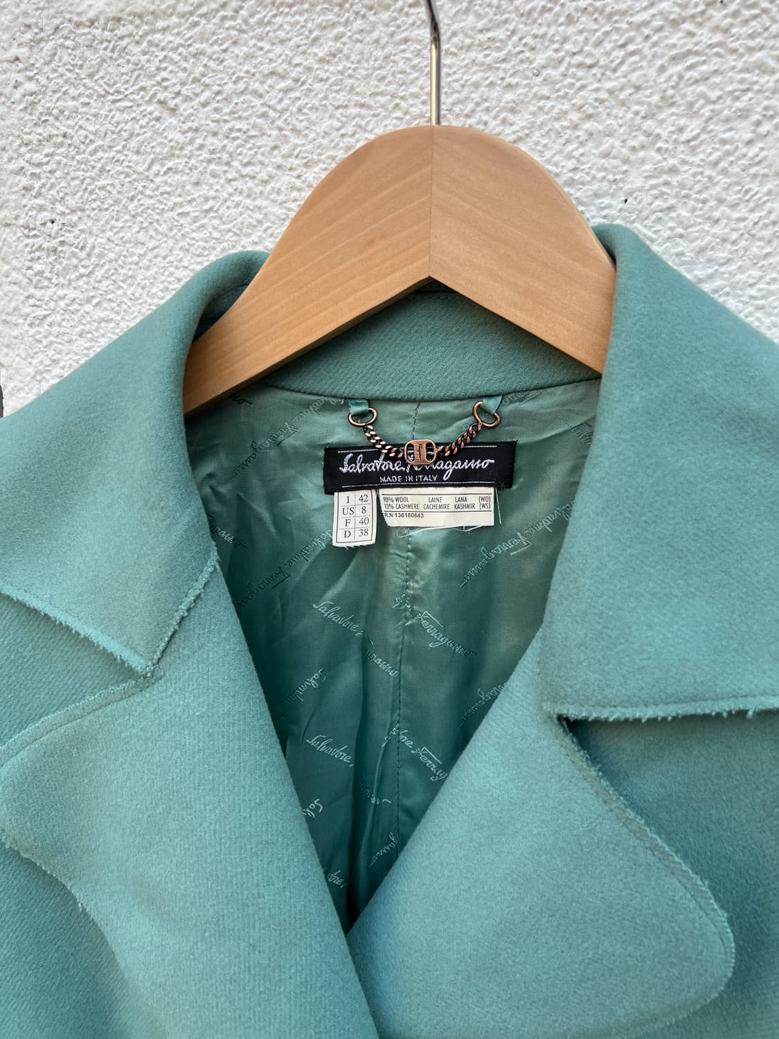 살바토레 페레가모 캐시미어 블랜드 코트  상품이미지2