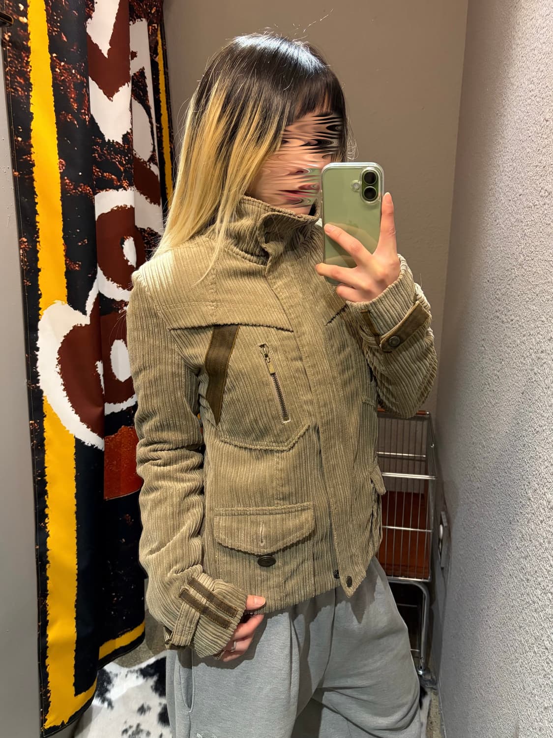 코듀로이 디테일 빈티지자켓 상품이미지2