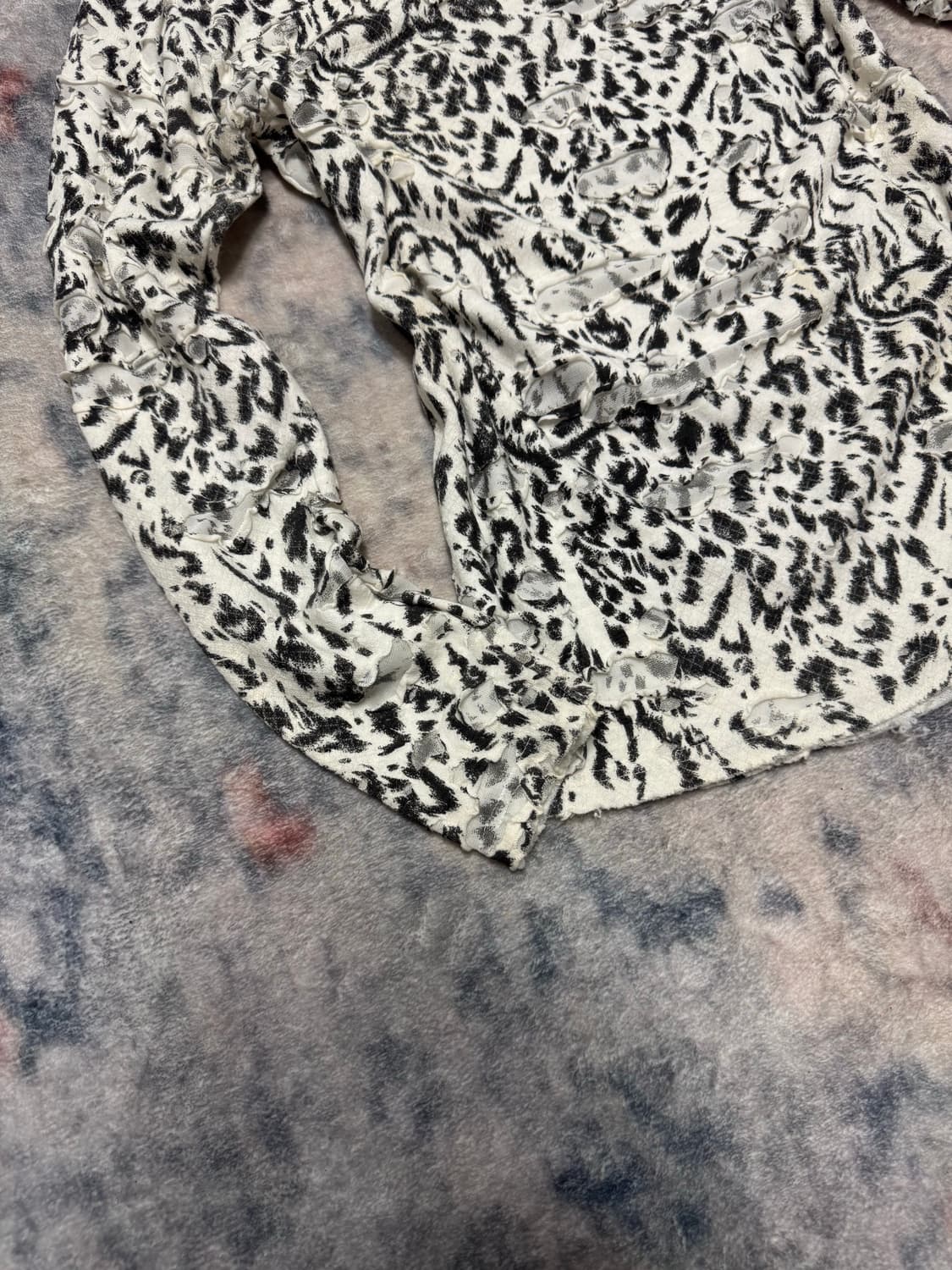 Bernings sho 00s archive white leopard c 상품이미지5