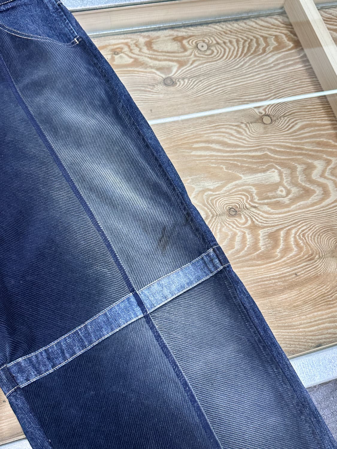 펠레펠레 코듀로이 워시드 와이드 데님 팬츠 상품이미지9