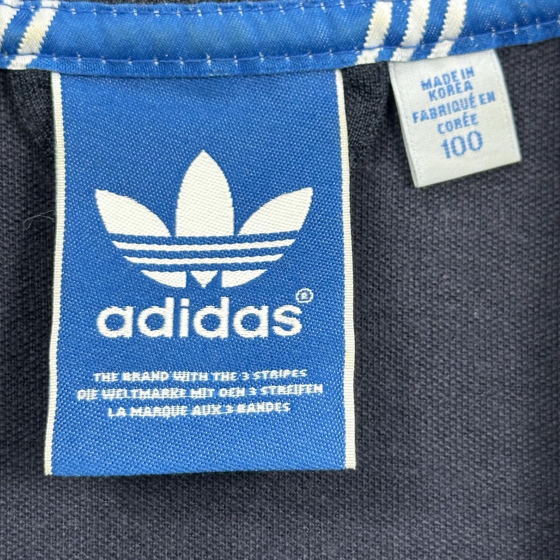 아디다스 유로파 네이비 트랙탑 져지 (L) 상품이미지5