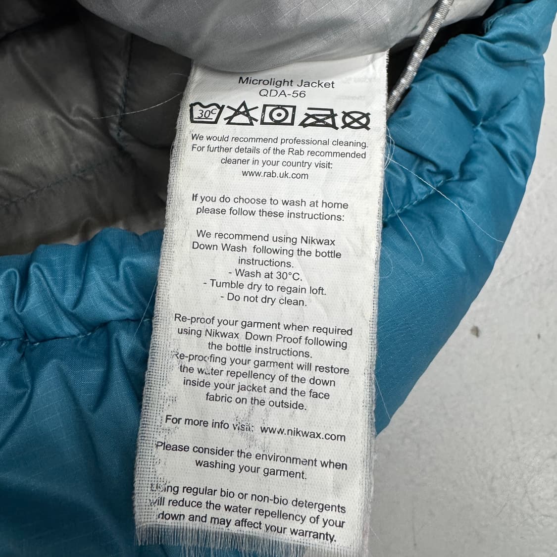 RAB 랩 마이크로라이트 고프코어 경량패딩 자켓 상품이미지8