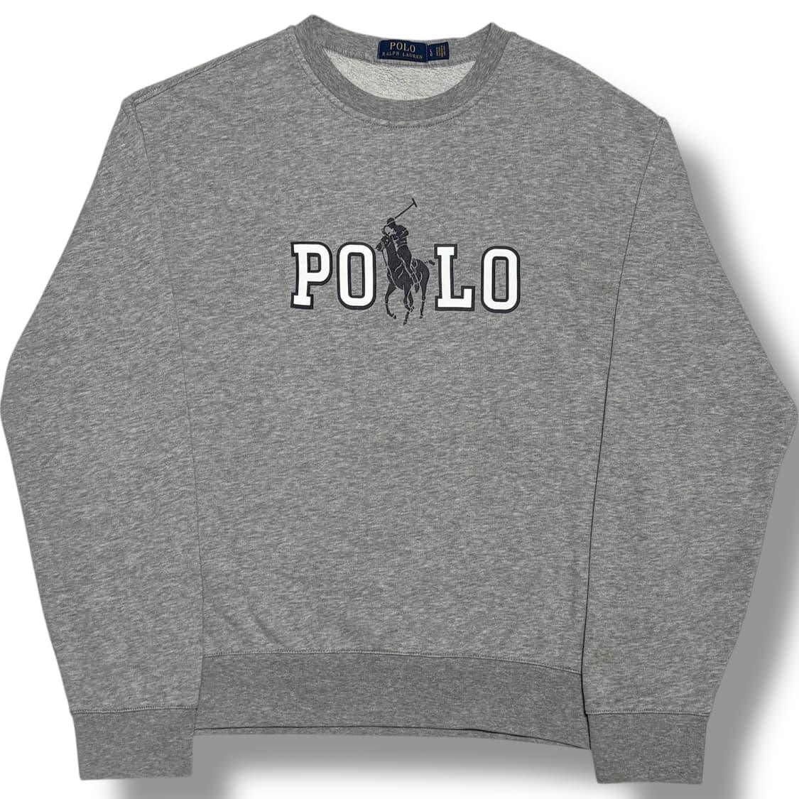 Polo Ralph Lauren 빅로고 그레이 맨투맨 상품이미지1