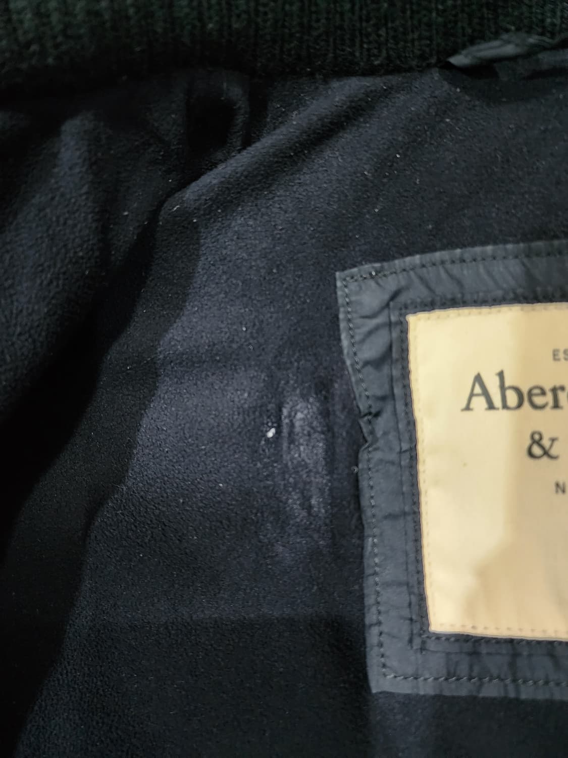 아베크롬비 앤 피치 하이넥 푸퍼 후드 패딩 점퍼 L 상품이미지6