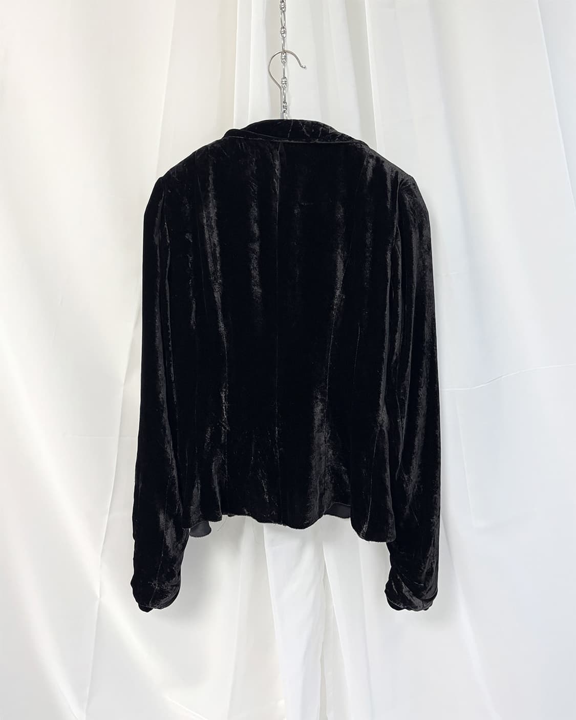 PAOLA FRANI velvet fluid shirring jacket 상품이미지7