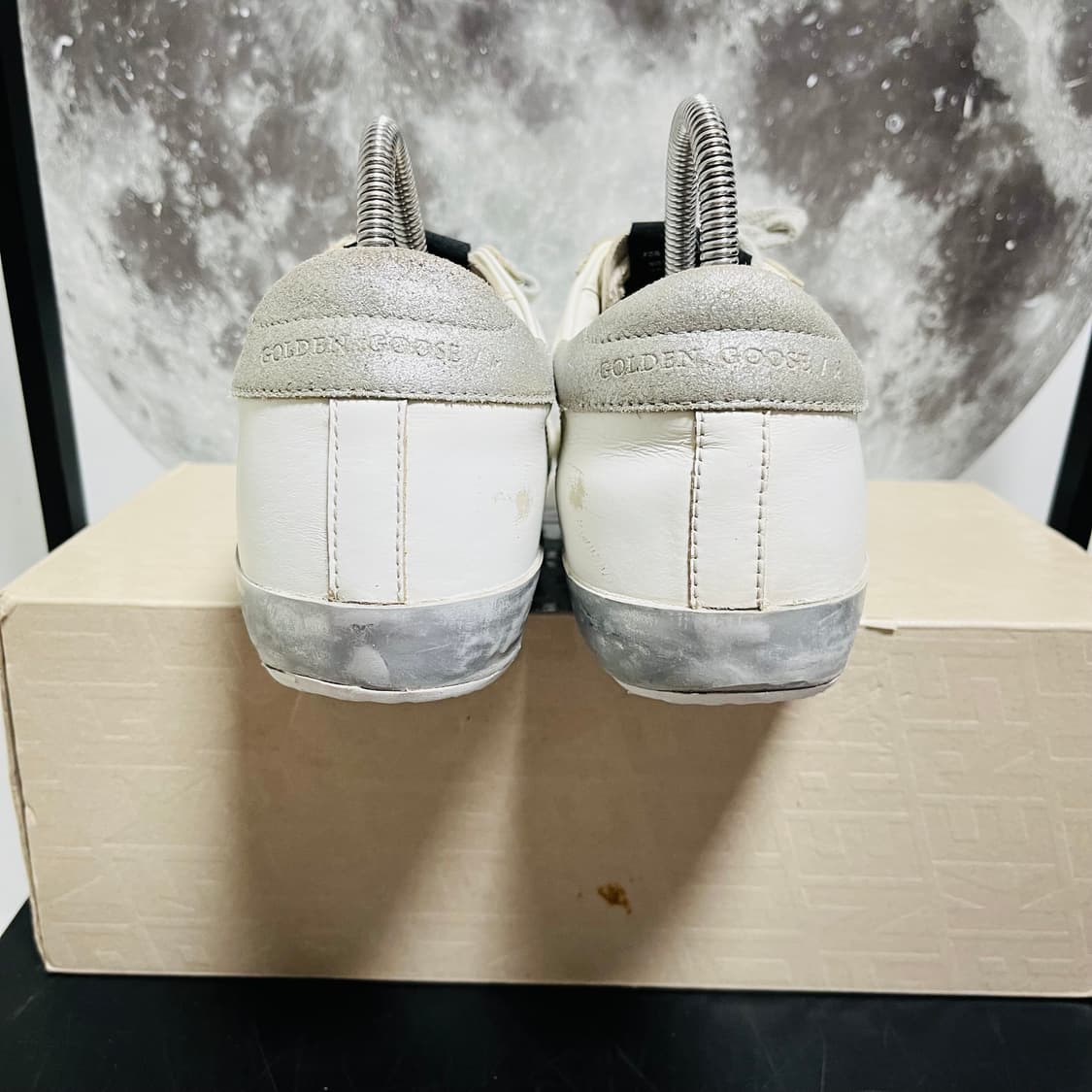 정품 38) 골든구스 스파클 실버 스니커즈 240~245 상품이미지4