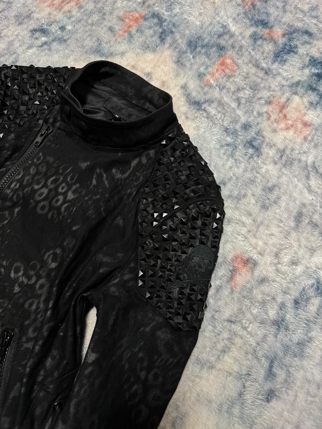 By the r stud leopard lace up rider jack 상품이미지4