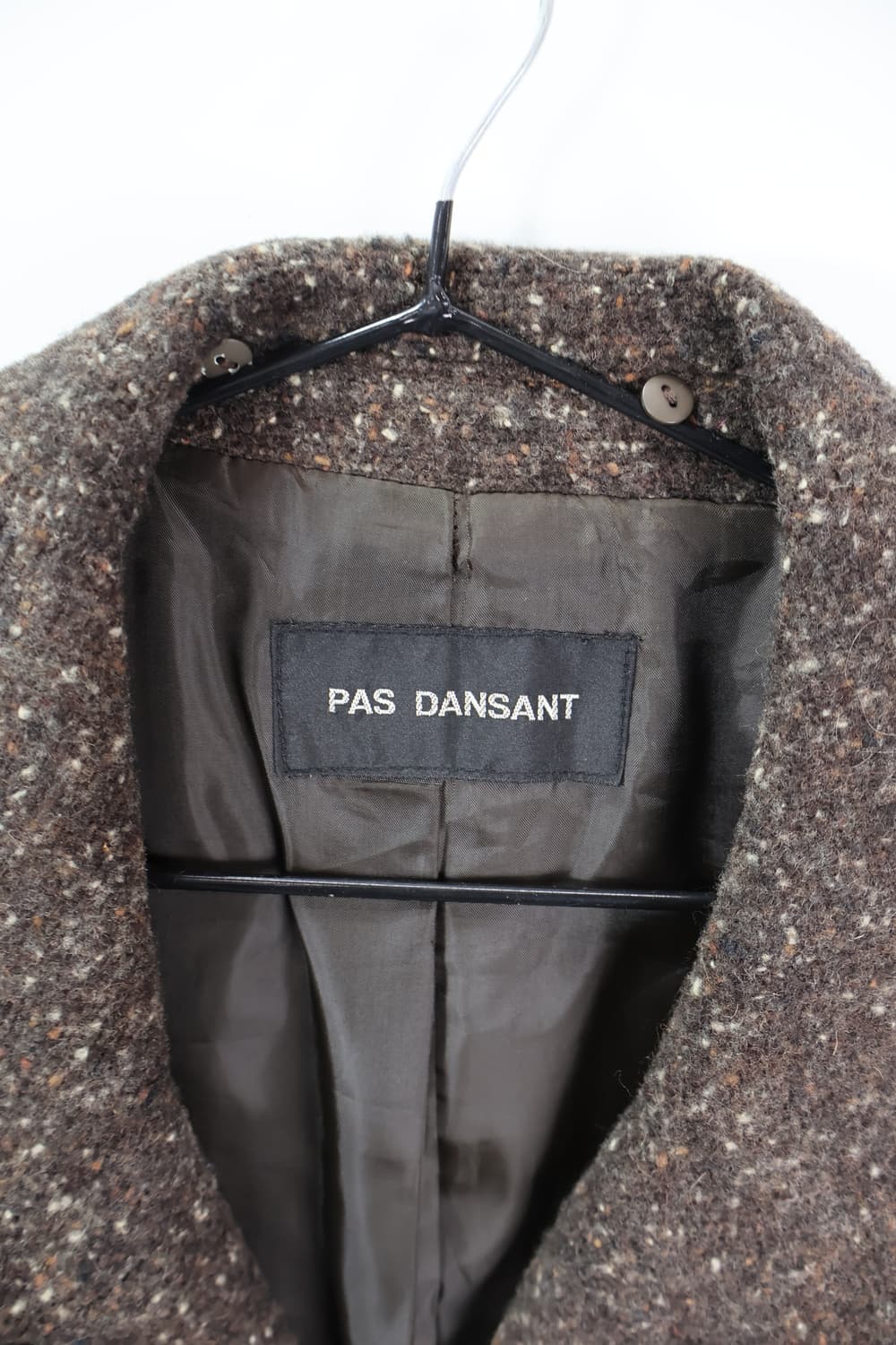 Brown Tweed Double Wool Coat 상품이미지6