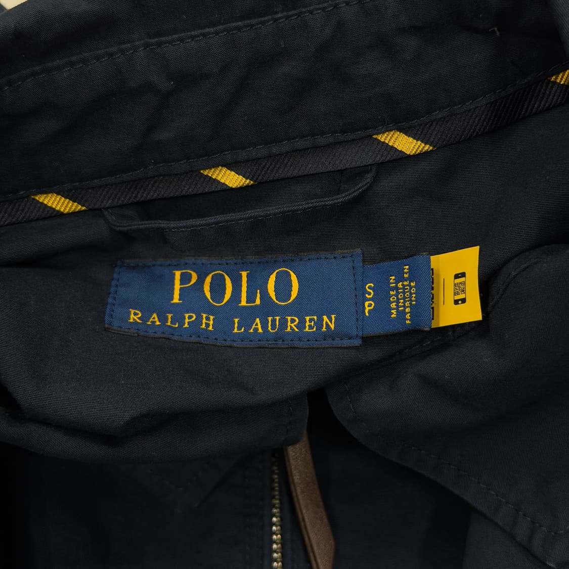 폴로 랄프로렌 신형 QR 베이포트 포플린 해링턴 바라쿠타 자켓 네이비 S 상품이미지7