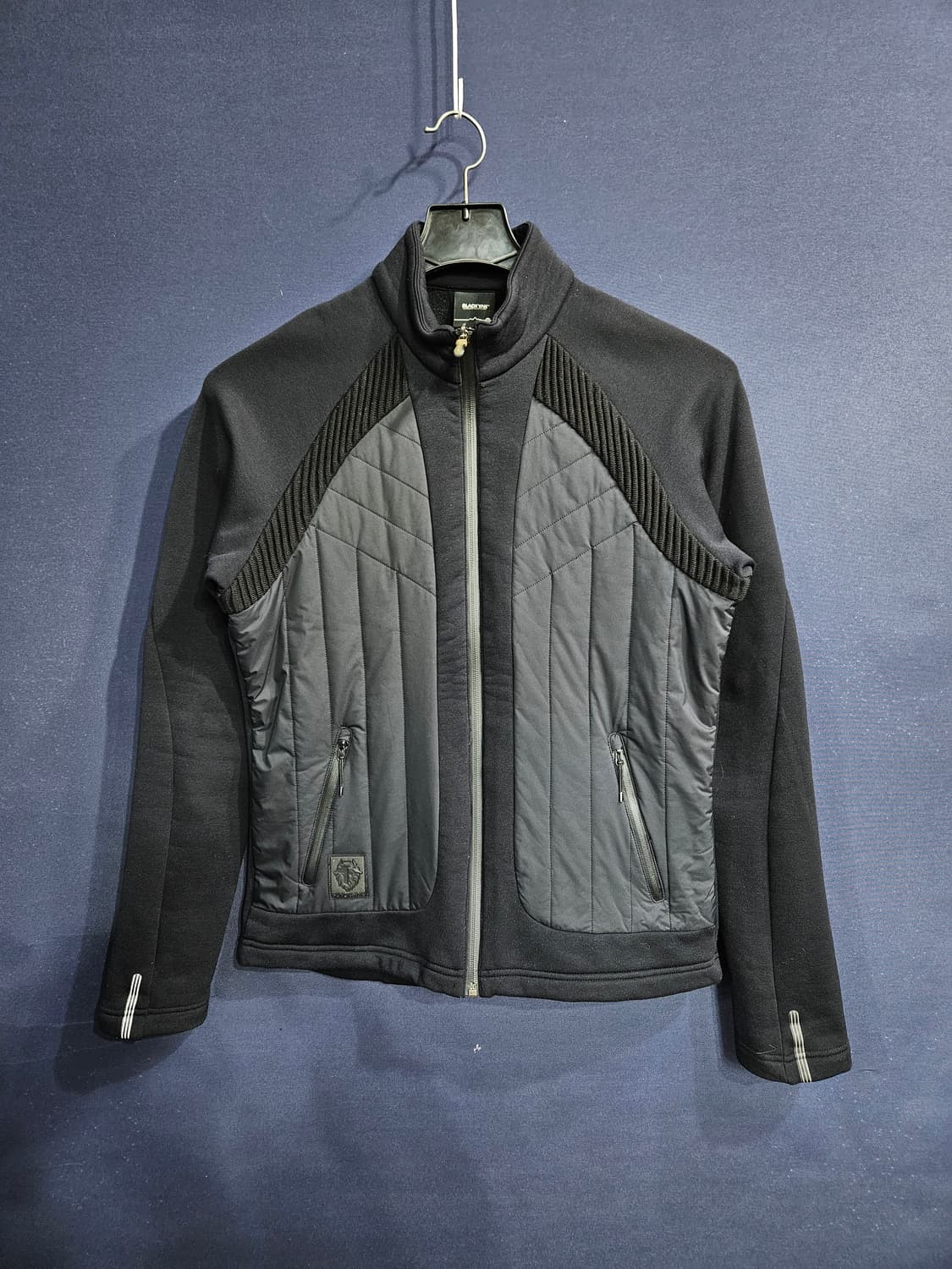 블랙야크 블랙 남성 슬림핏 95 기모 집업자켓  상품이미지1