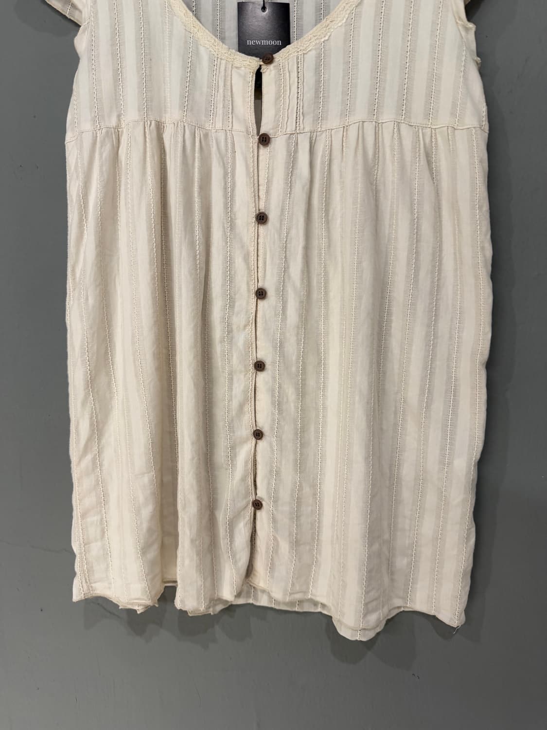 button-up stripe detail blouse 상품이미지7
