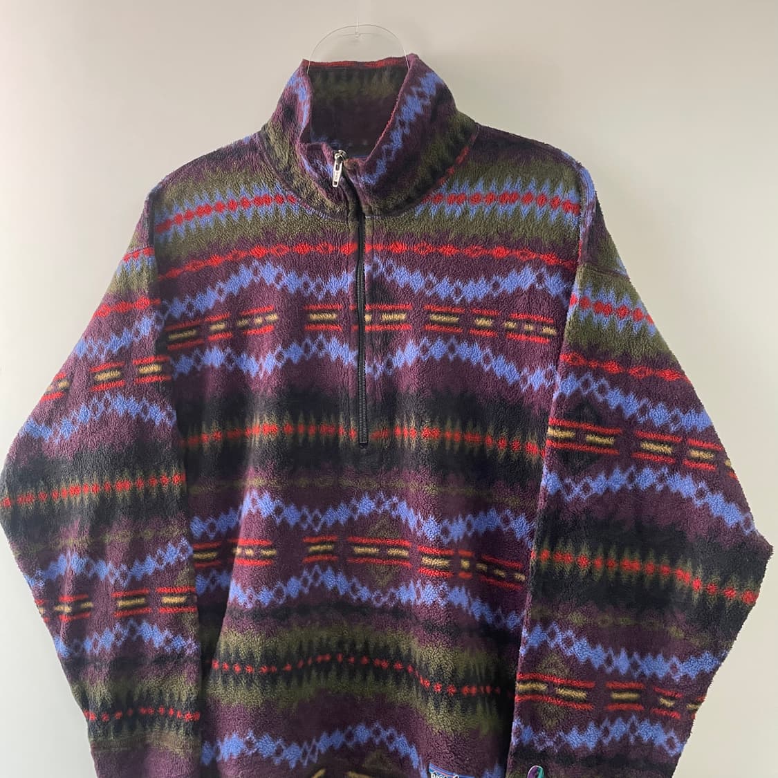 90s 파타고니아 신칠라 사카제아 블랙베리 풀오버 상품이미지3