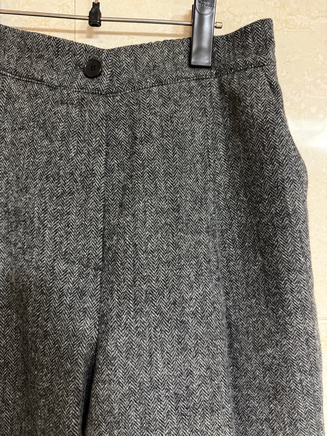 새상품) 울100 헤링본 모직 바지 상품이미지1