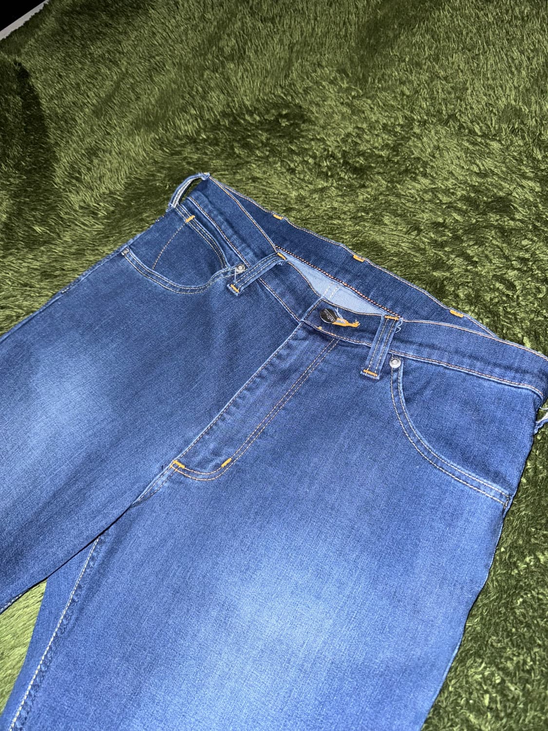 [M] Wrangler 랭글러 재팬 코튼 블렌디드 팬츠 인디고 상품이미지2