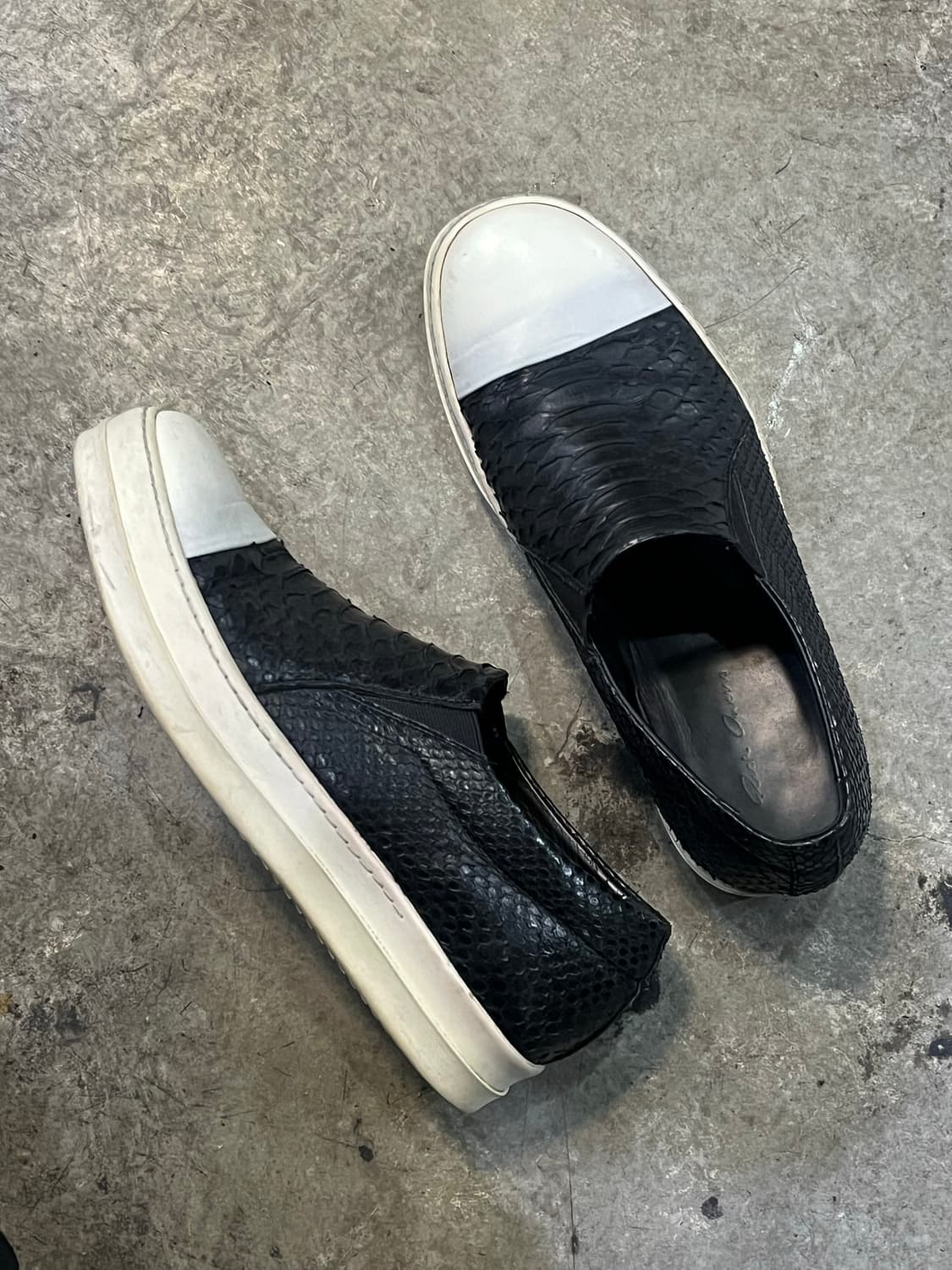 릭오웬스 16s 파에톤 레더 슬립온 스니커즈 260 상품이미지2