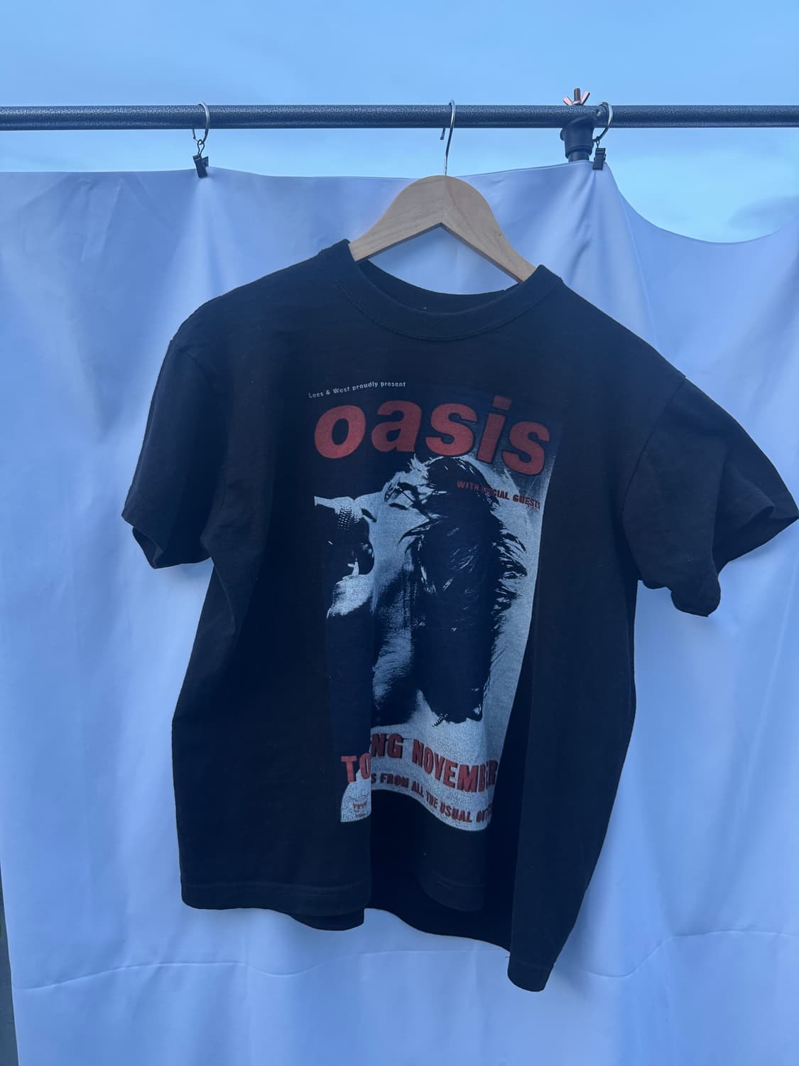 00s 오아시스 Oasis 투어 프린트 반팔 티셔츠 상품이미지1