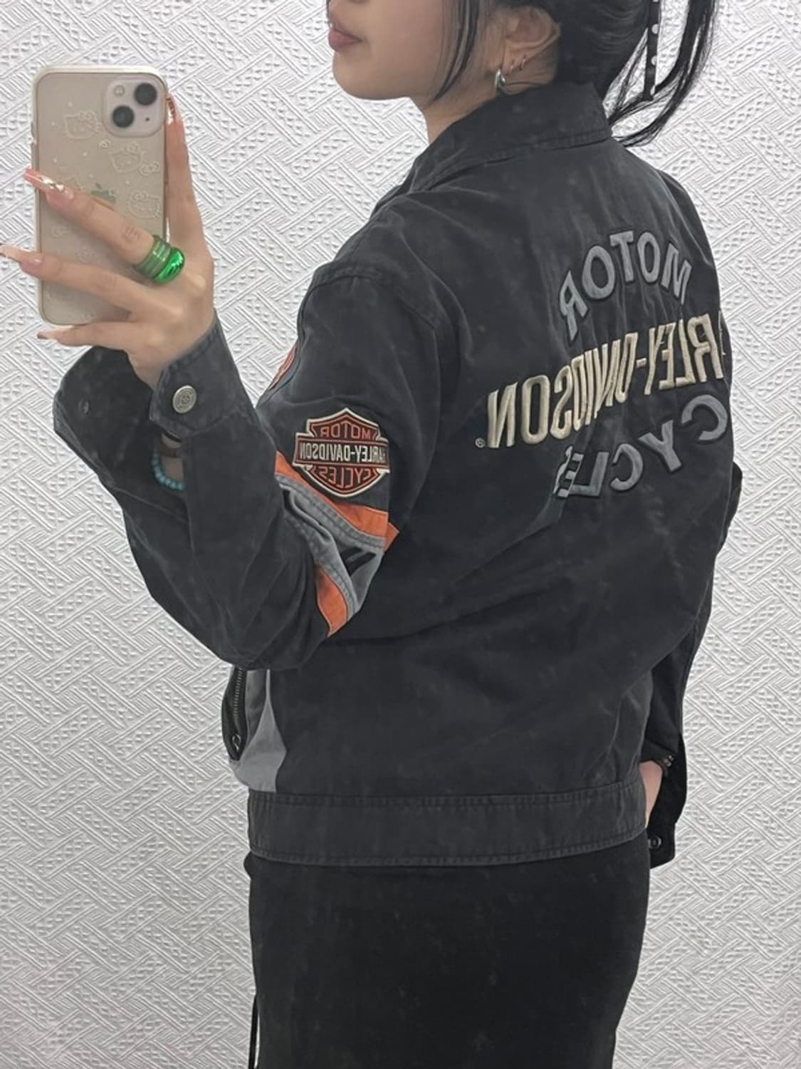 할리 데이비슨 디트로이트 모터사이클 레이싱 자켓 100 C08279 상품이미지2